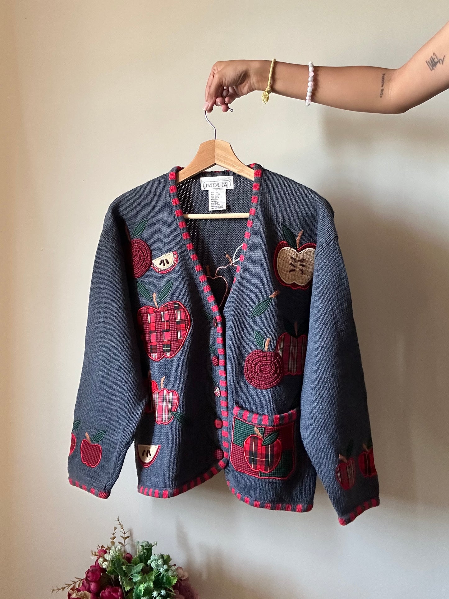 Mandal Bay Vintage Embroidered and Patchwork Cardigan