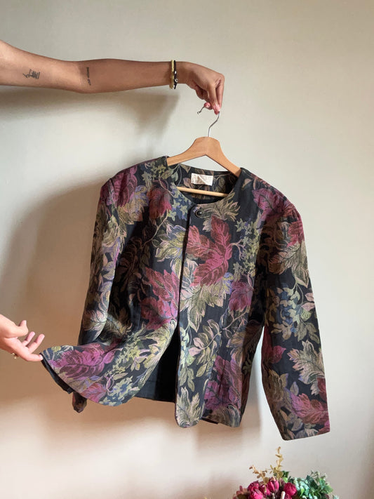 Linda Lundstrom Vintage Floral Blazer