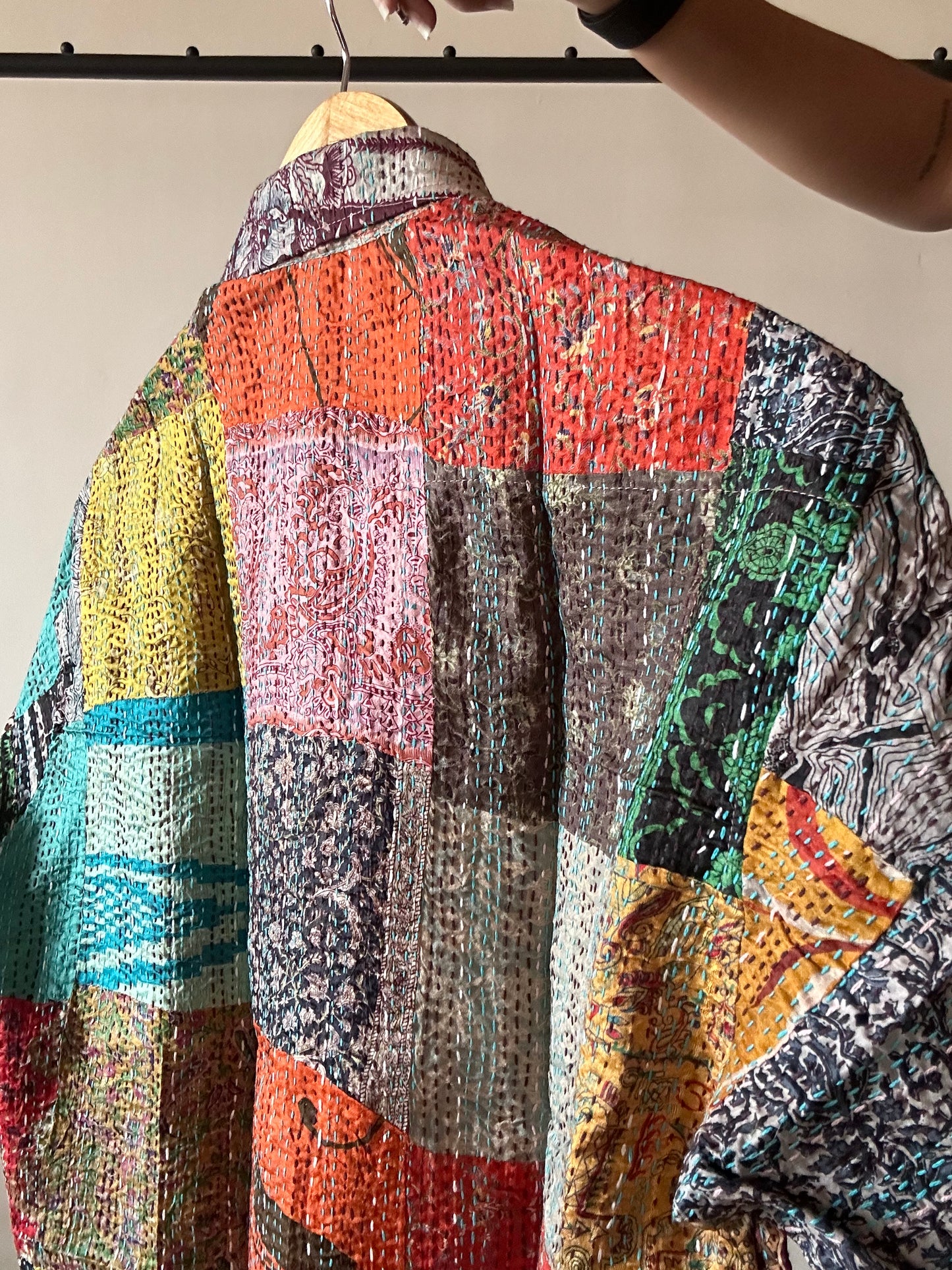 Traditional Overload Patch Work Kantha Embroidery Shirt