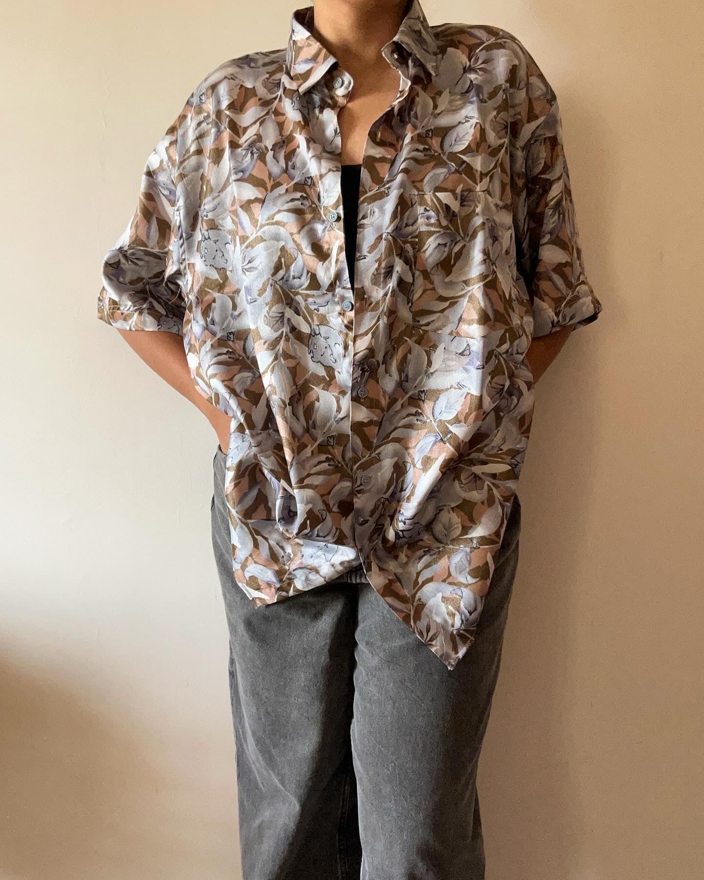 Leaf Life Satin Shirt