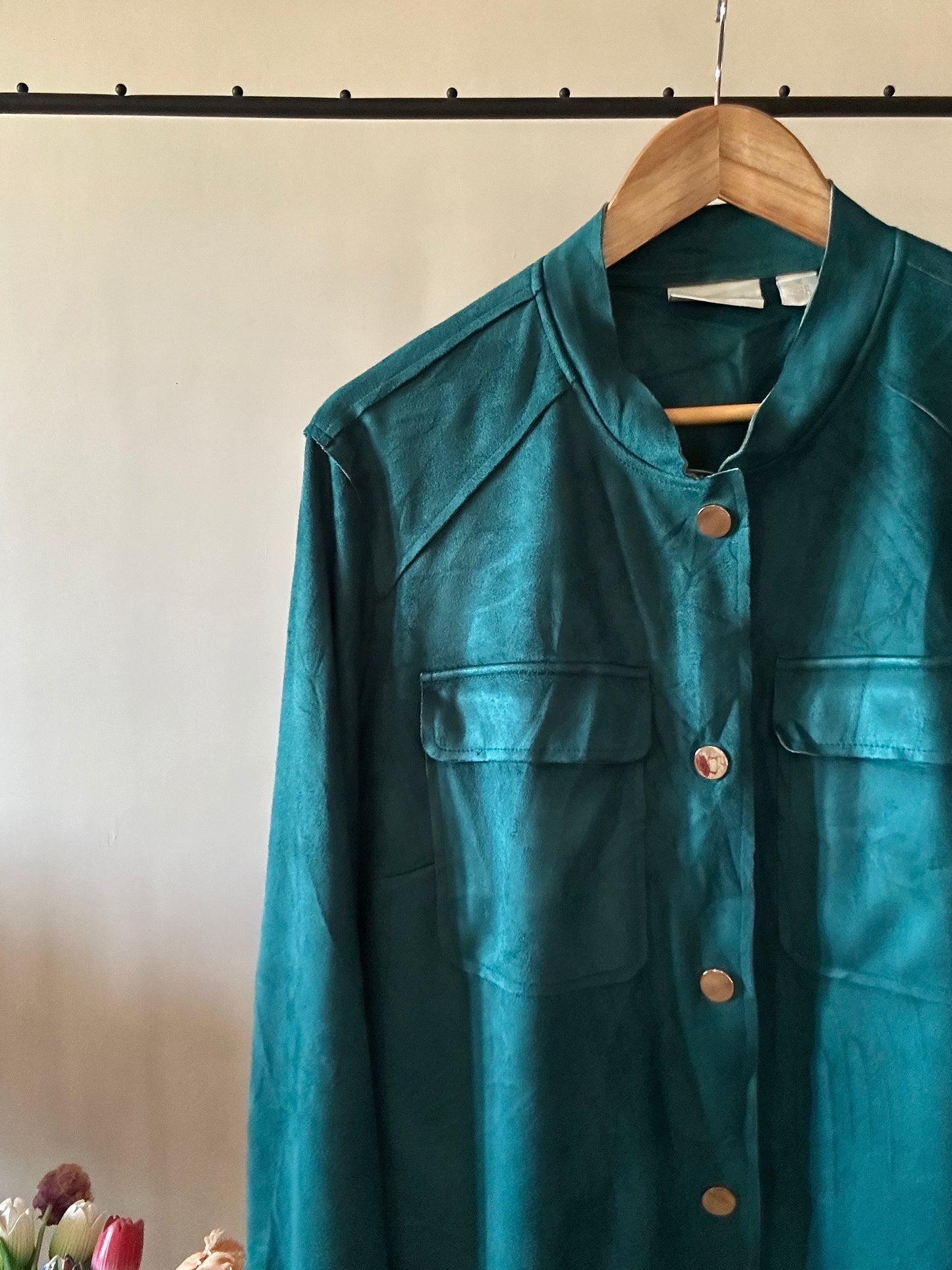 Pure Suede Vintage Chico’s Shirt