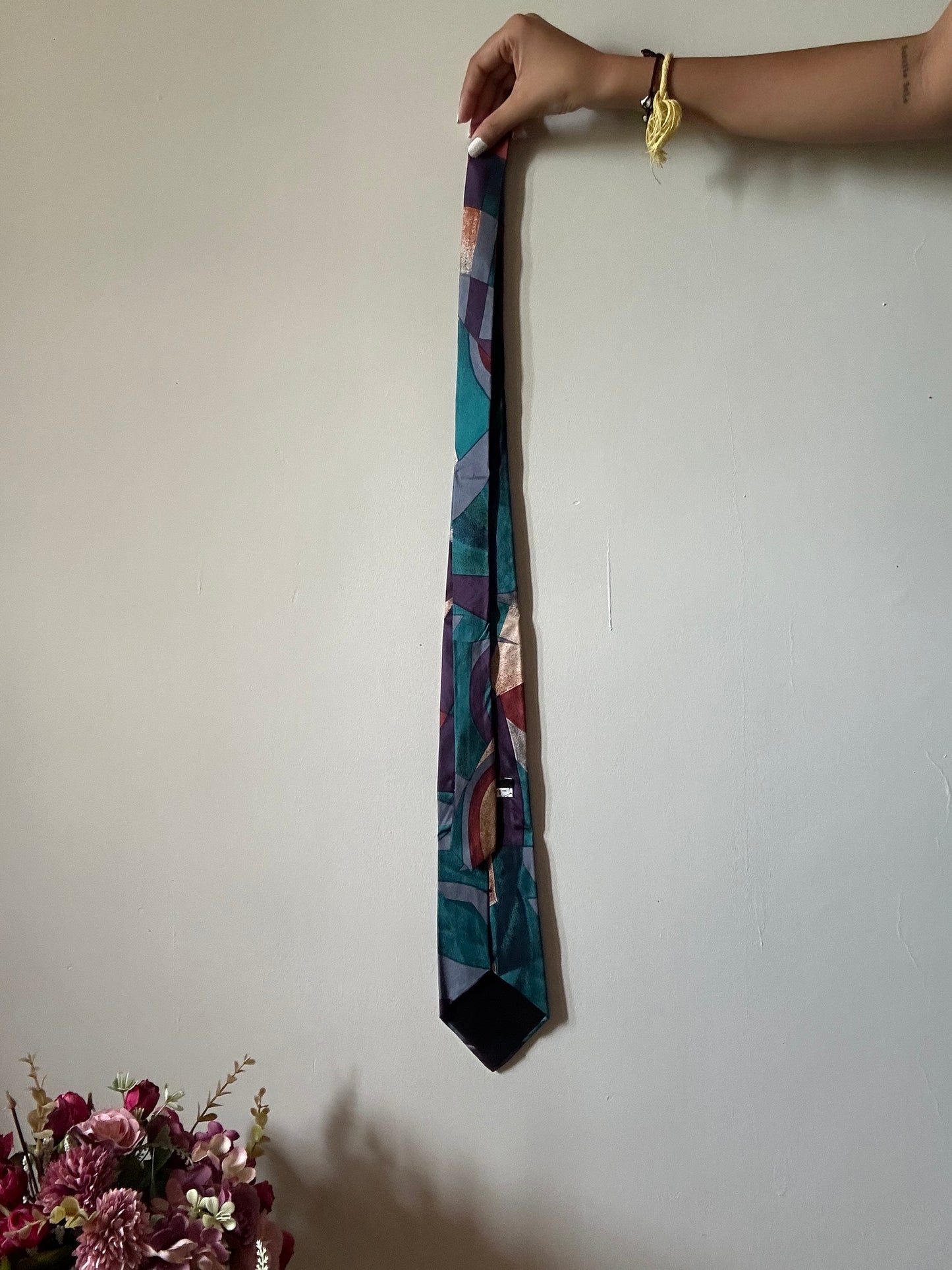 Renovati Vintage Abstract Print Tie