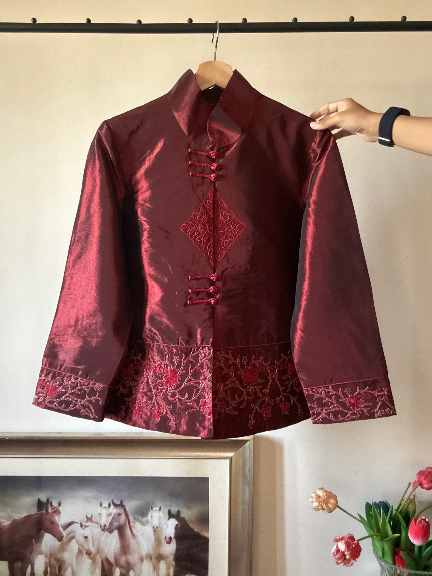 Vintage Chinese Embroidered Shirt