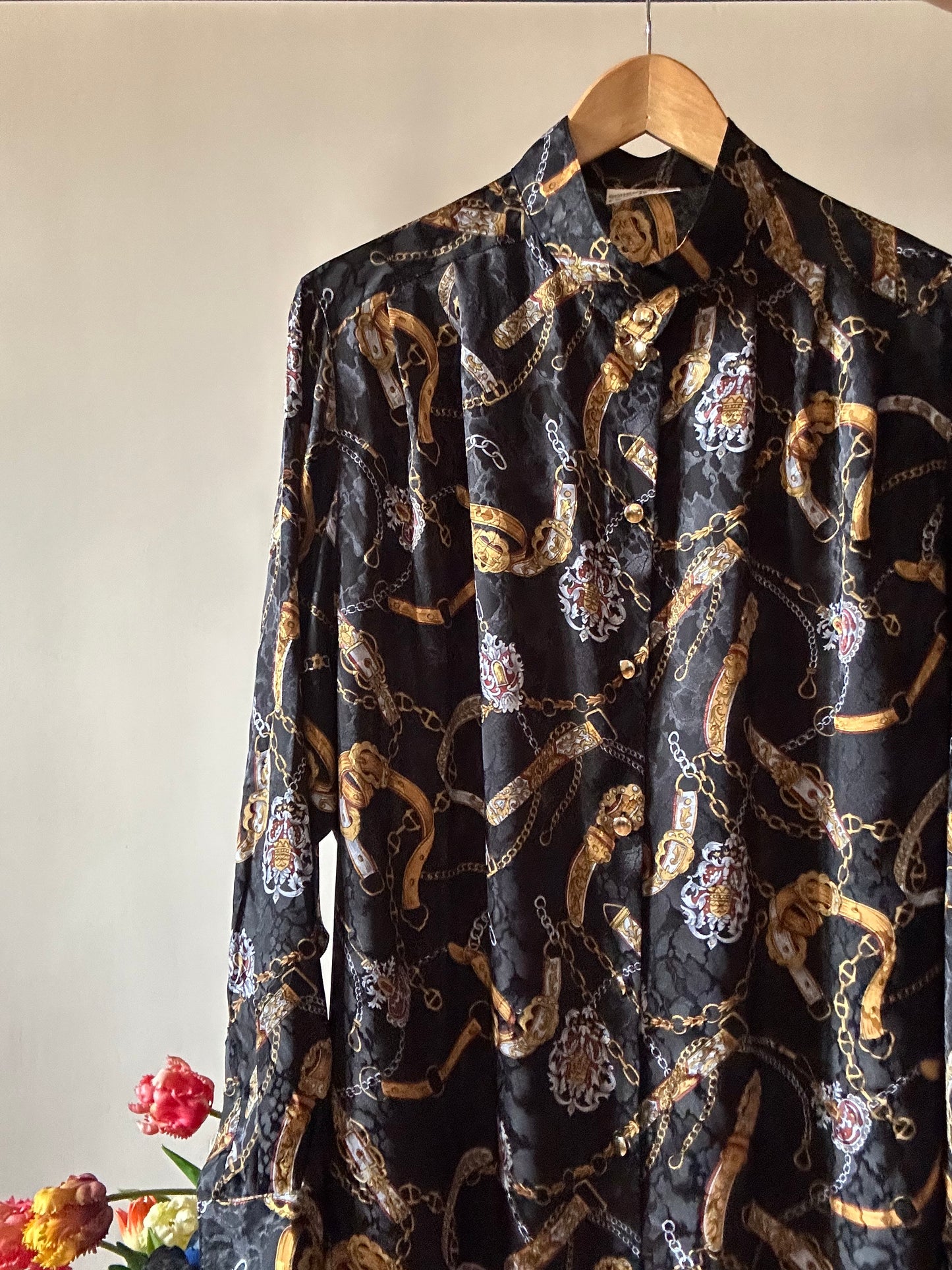 Sommermann Baroque Print Vintage Shirt