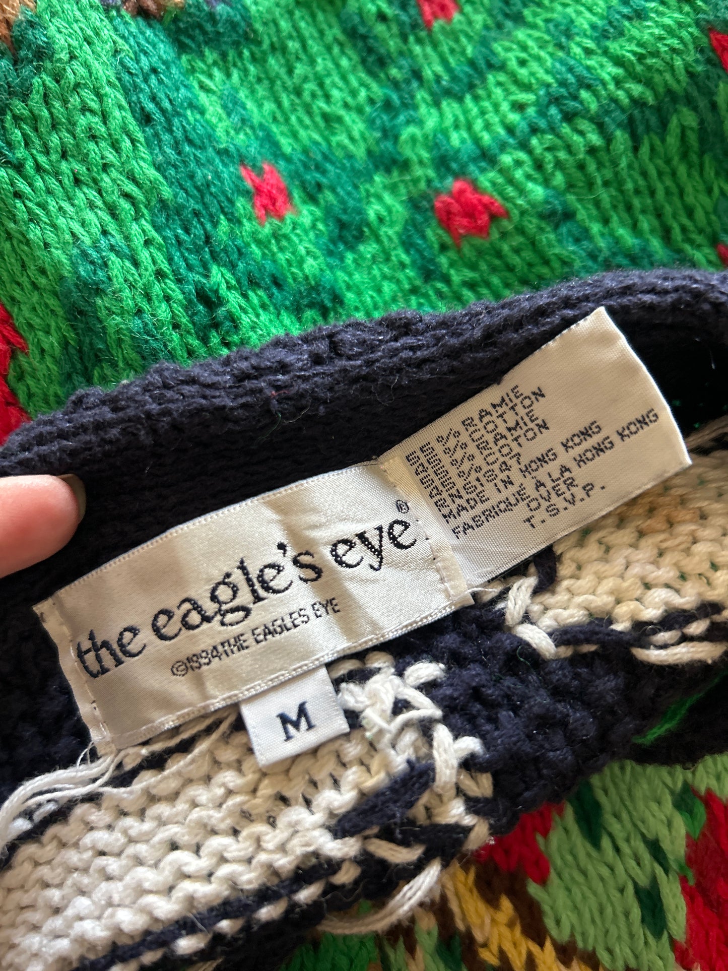 The Eagle’s Eye Vintage All Patterned Cardigan