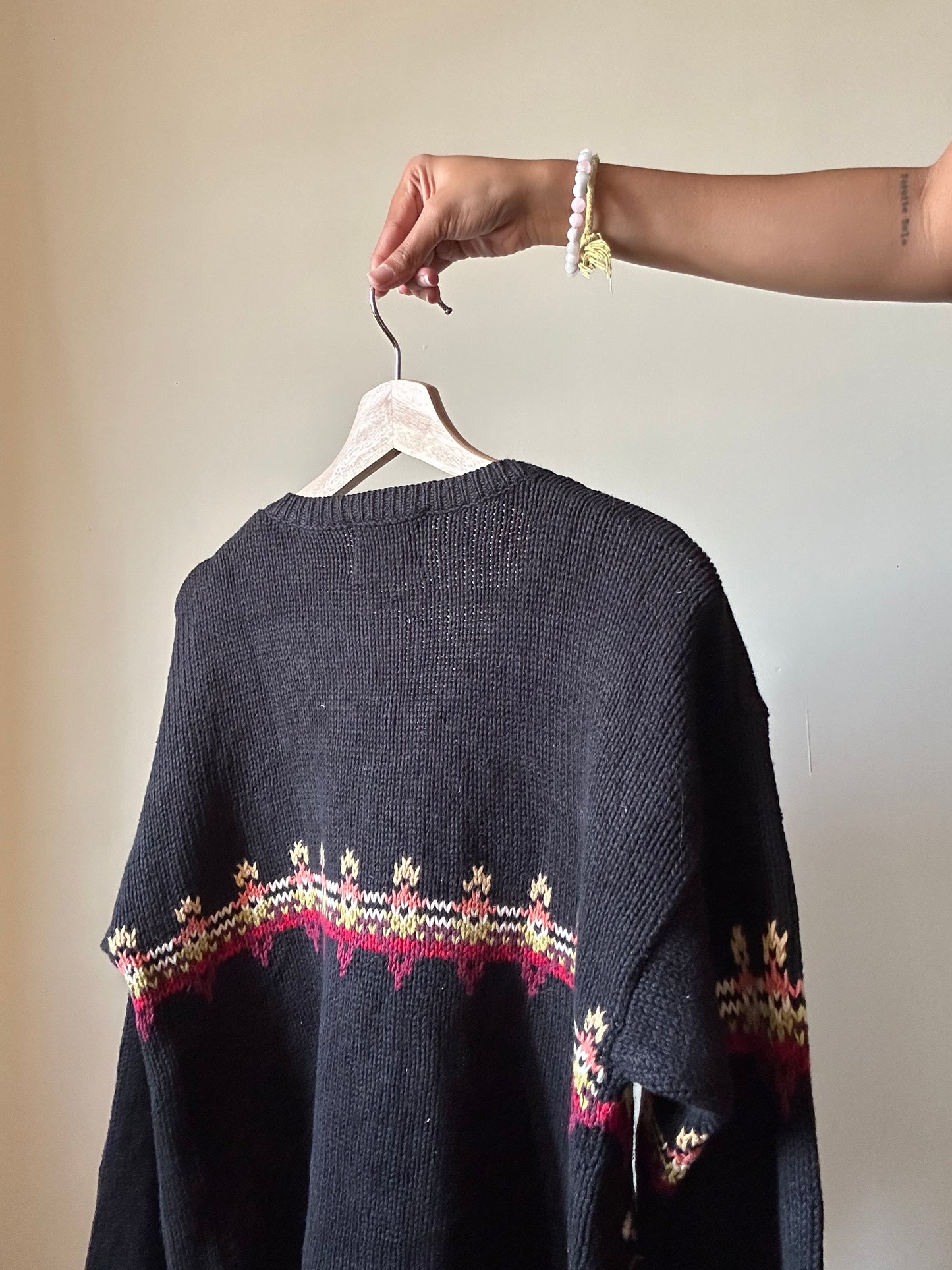 Heirloom Collectibles Vintage Hand Embroidered Cardigan