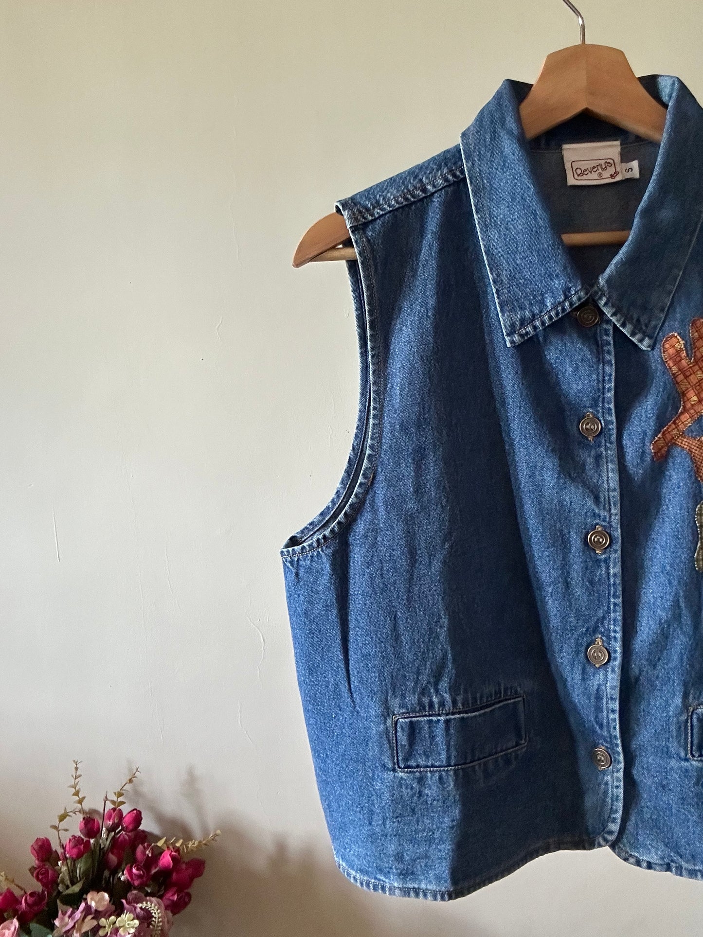 Beverly’s Vintage Denim Patchwork Vest