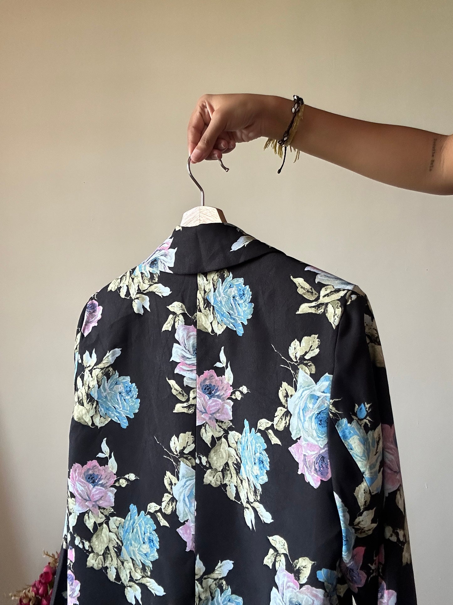 Koret Vintage Digital Floral Print Blazer