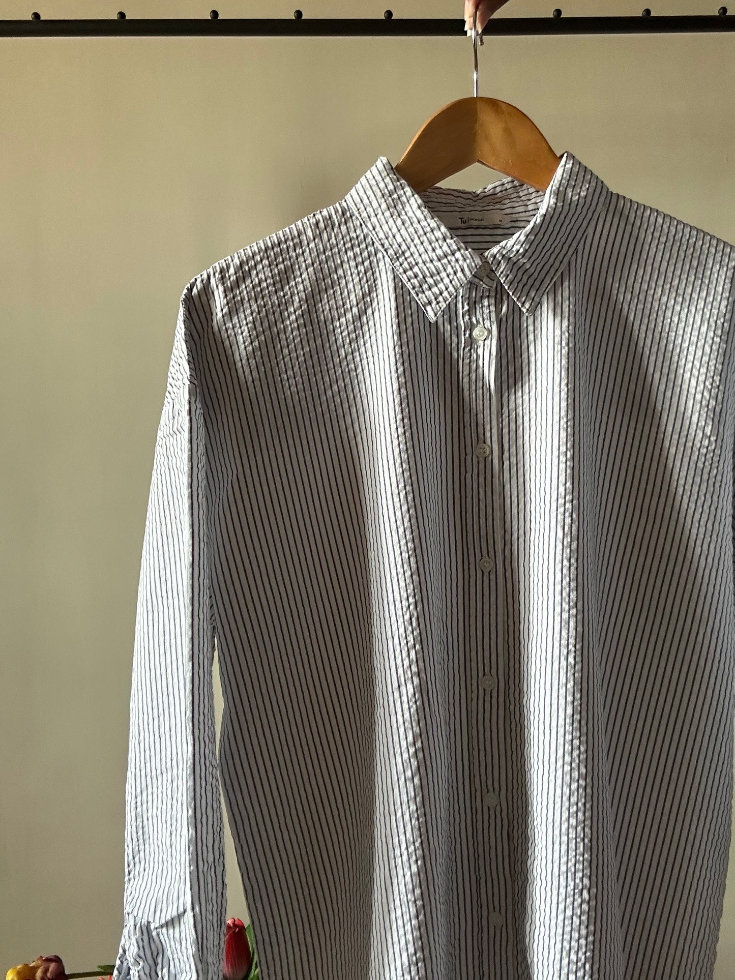 TU|Women Vintage Textured Shirt