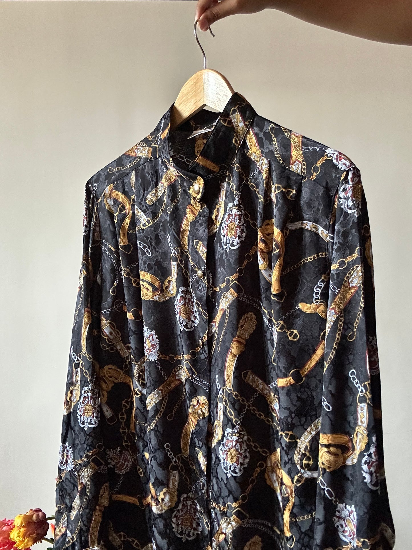 Sommermann Baroque Print Vintage Shirt