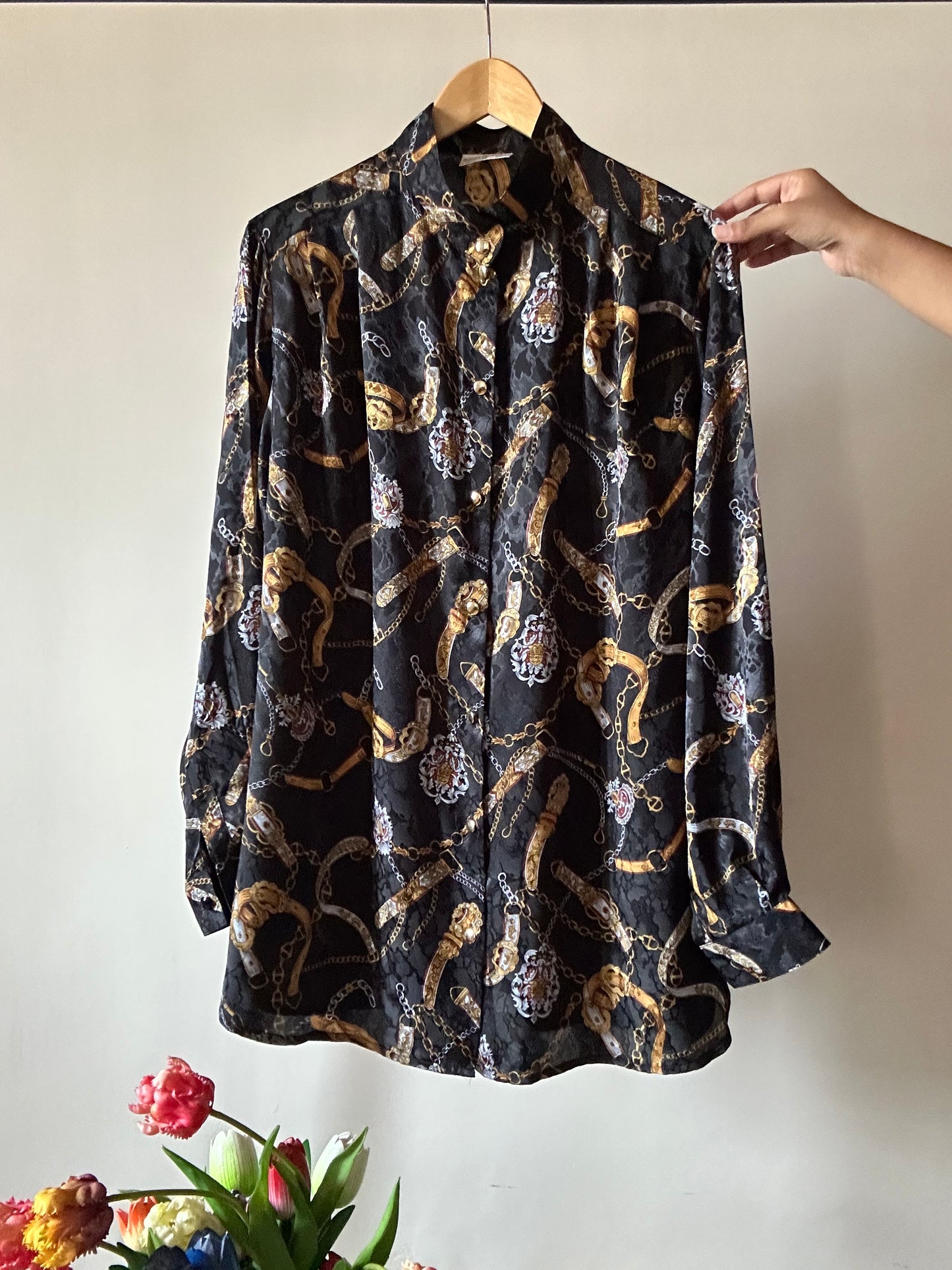 Sommermann Baroque Print Vintage Shirt