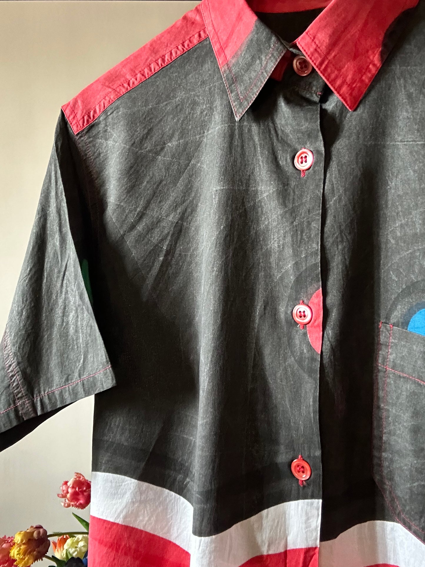 LIVIO DE SIMONE Abstract Vintage Shirt