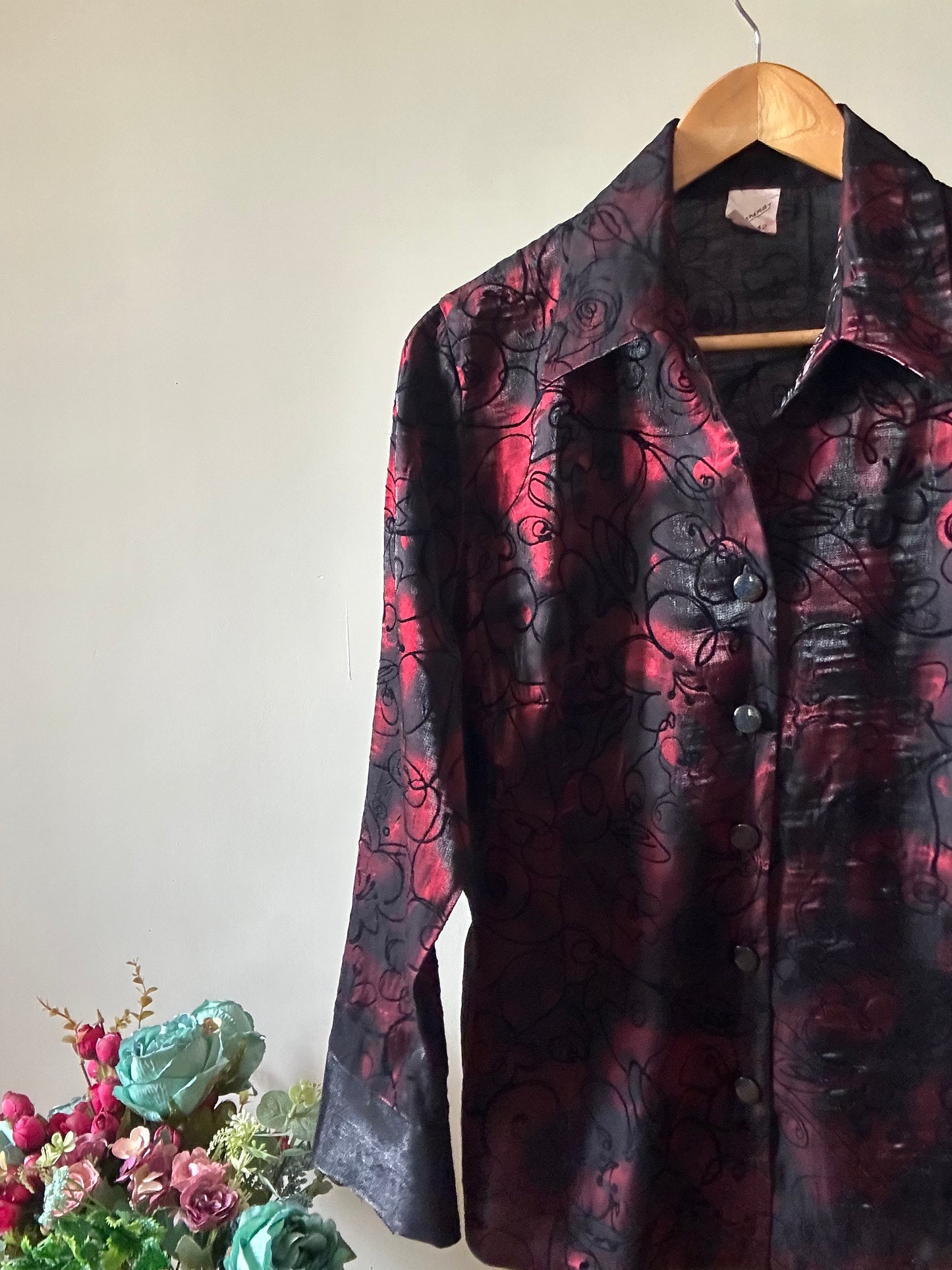 Phenina Vintage Floral Detail Shirt