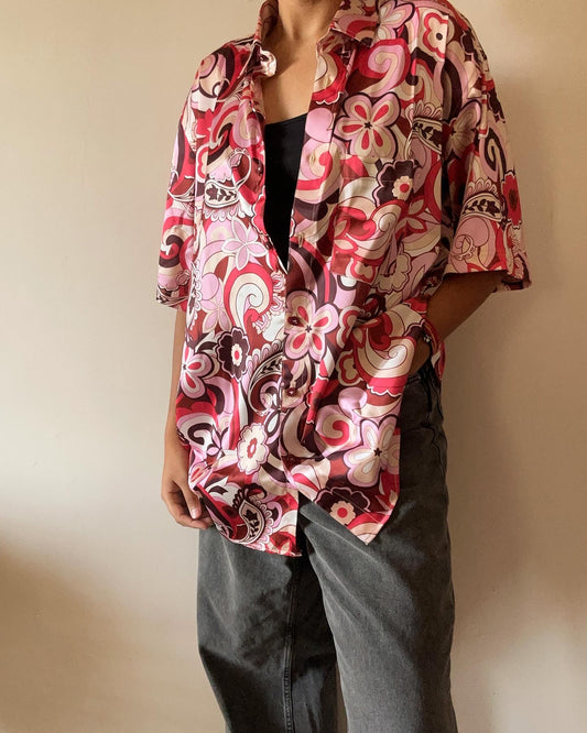 90s Painter’s Satin Shirt