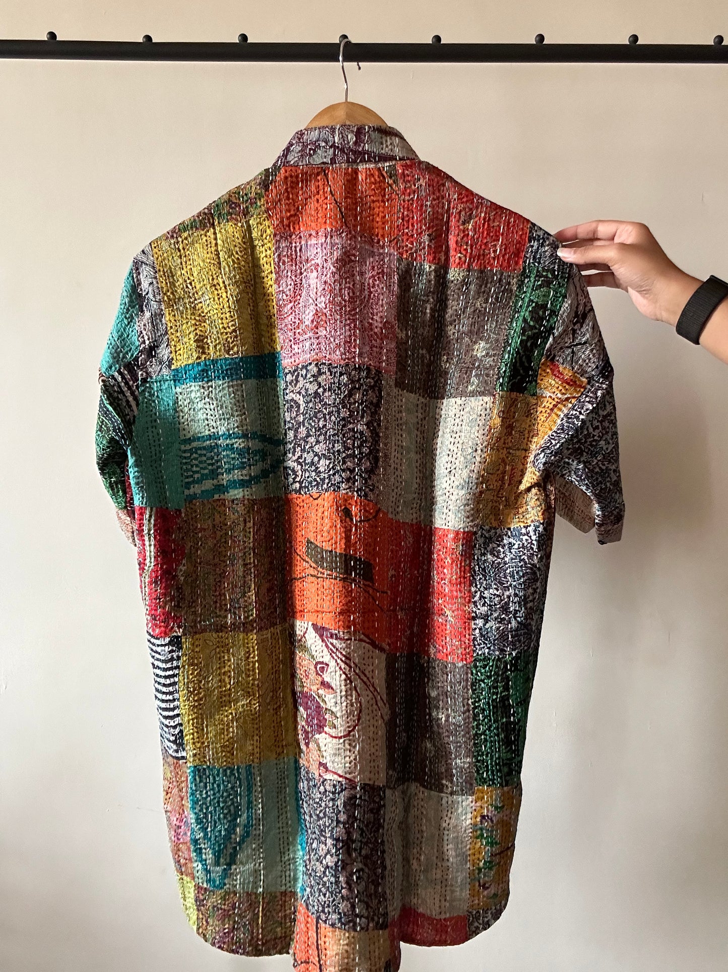 Traditional Overload Patch Work Kantha Embroidery Shirt