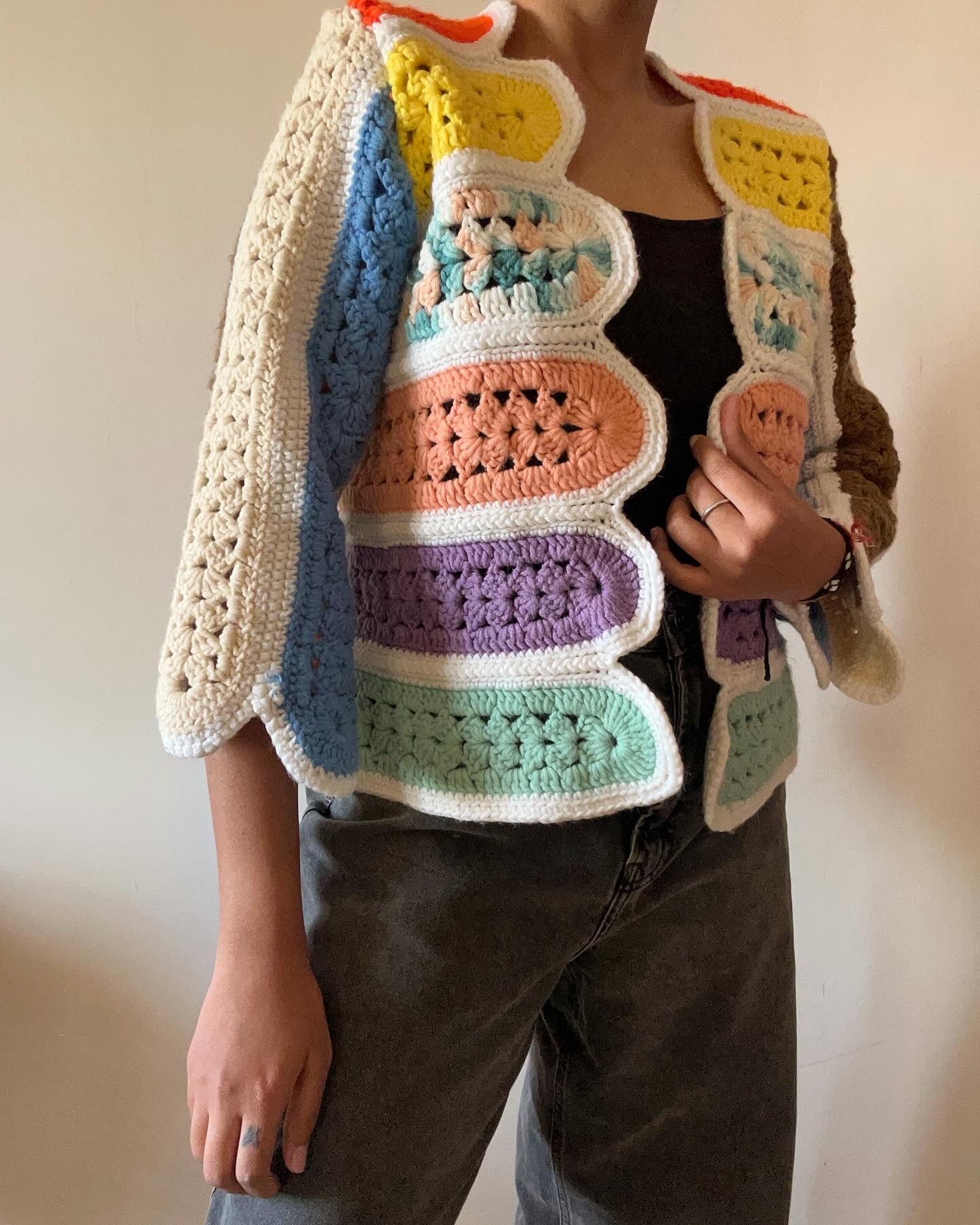 Vintage Crochet Cardigan