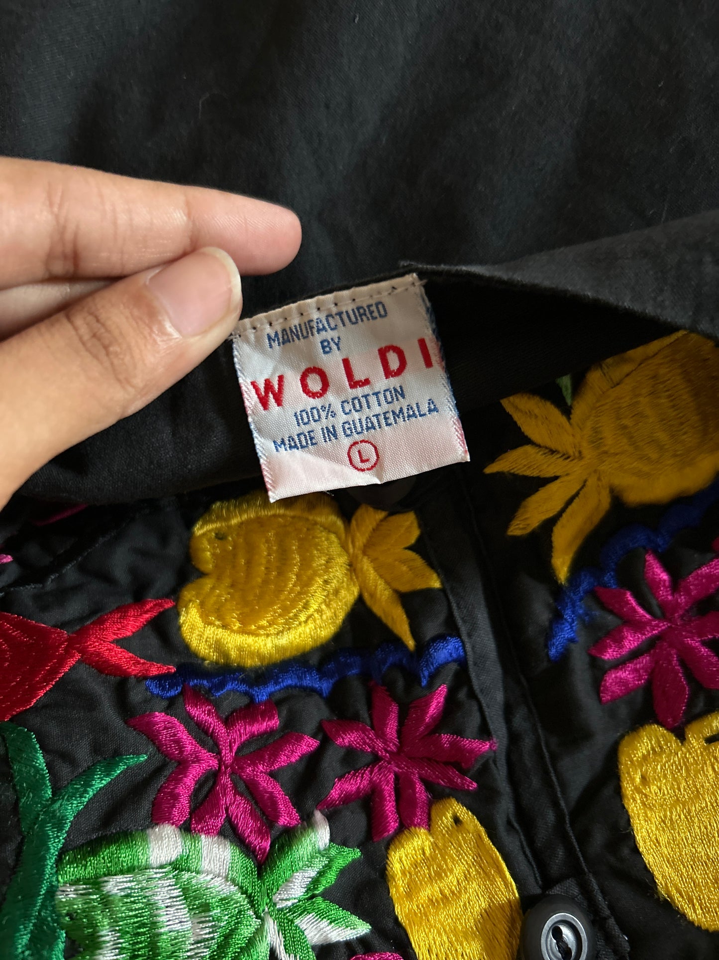 Vintage WOLDI All Embroidered Vest