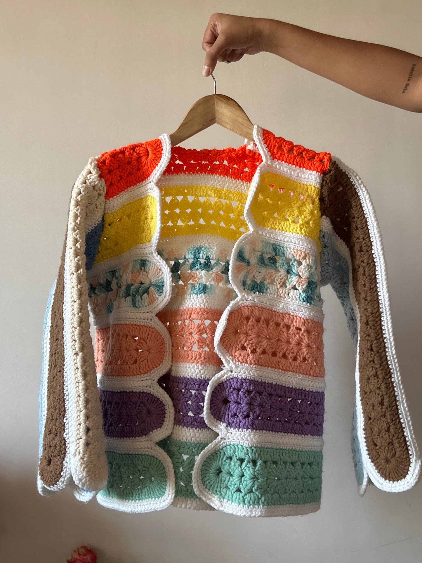 Vintage Crochet Cardigan