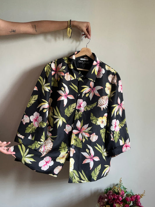 Vintage Silkland Floral Shaket