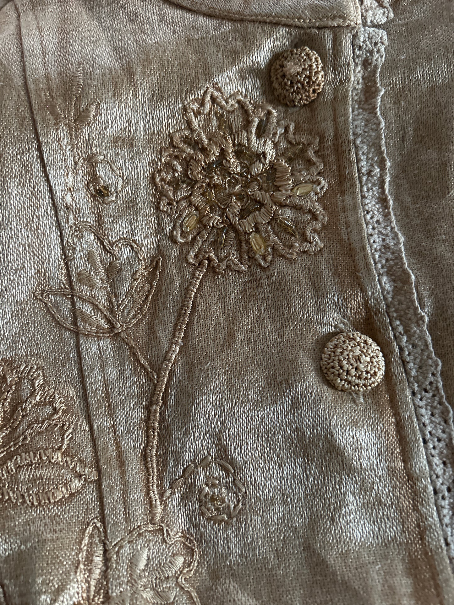 Flashback Vintage Embroidered and Beaded Vest