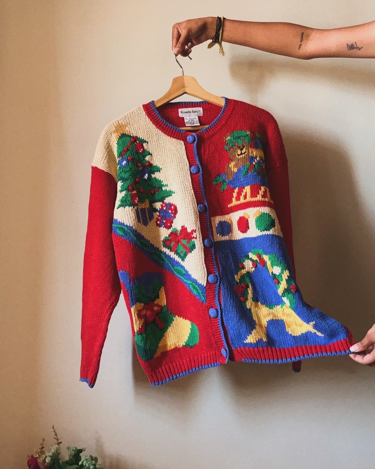 Alexandra Bartlett Vintage Christmas Cardigan