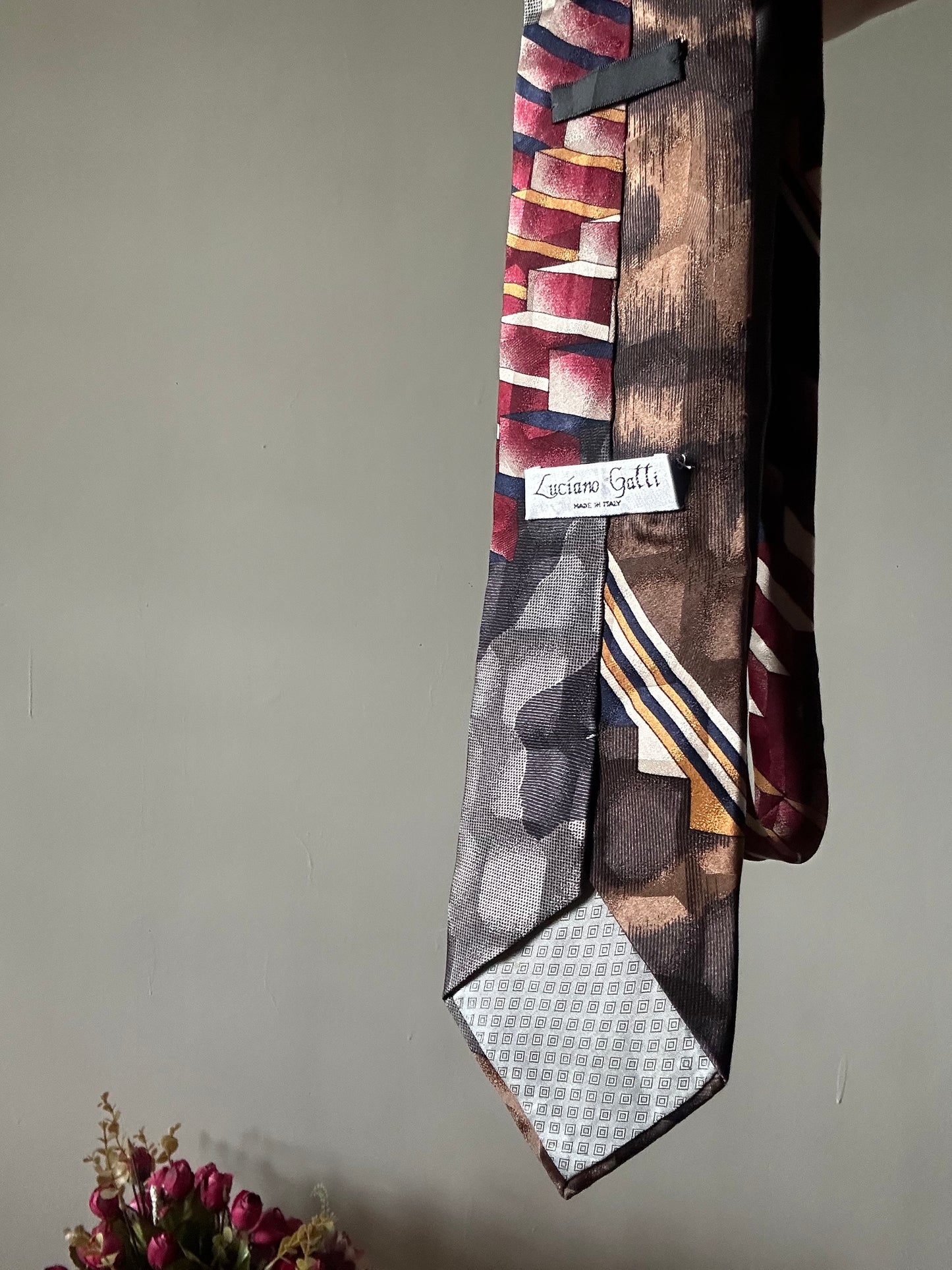 Vintage Luciano Gatti Hand Made Tie