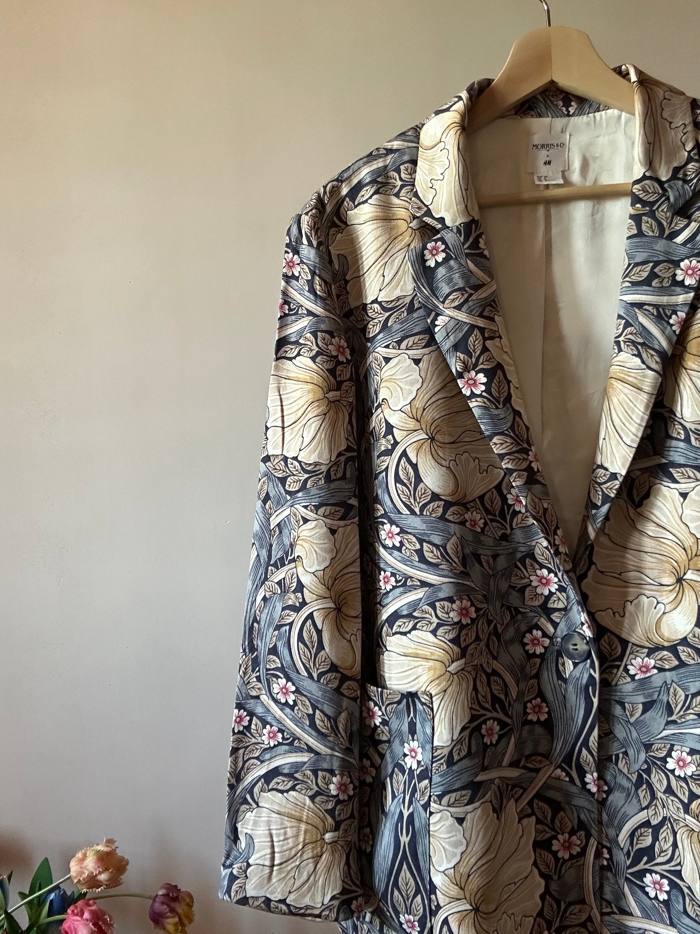 Morris & Co X H&M Abstract Floral Print Blazer