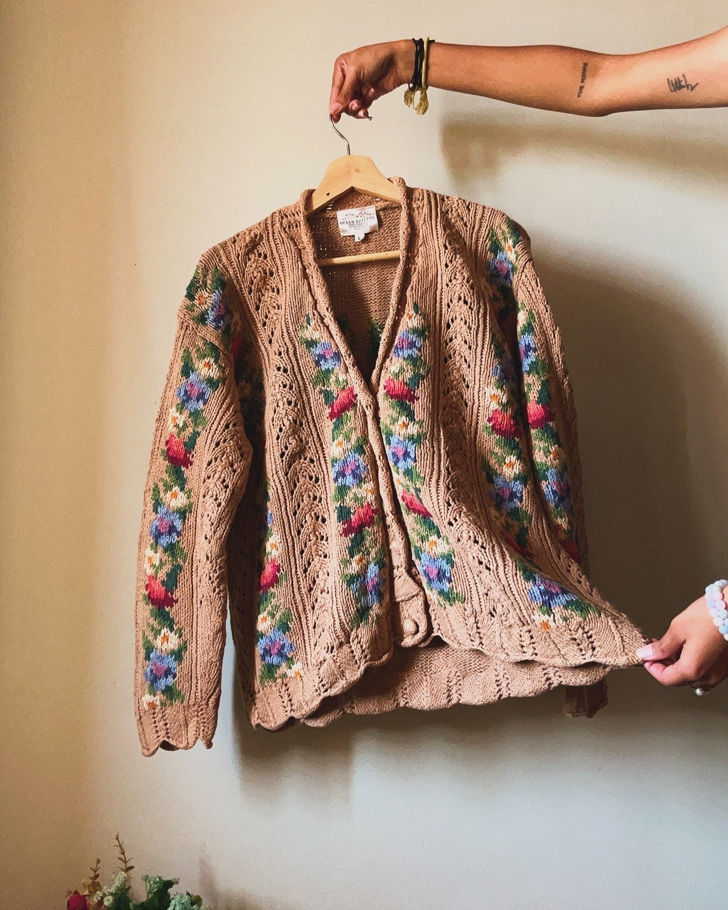 Vintage Floral Susan Bristol Cardigan