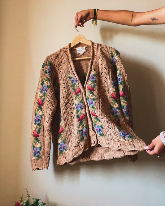 Vintage Floral Susan Bristol Cardigan