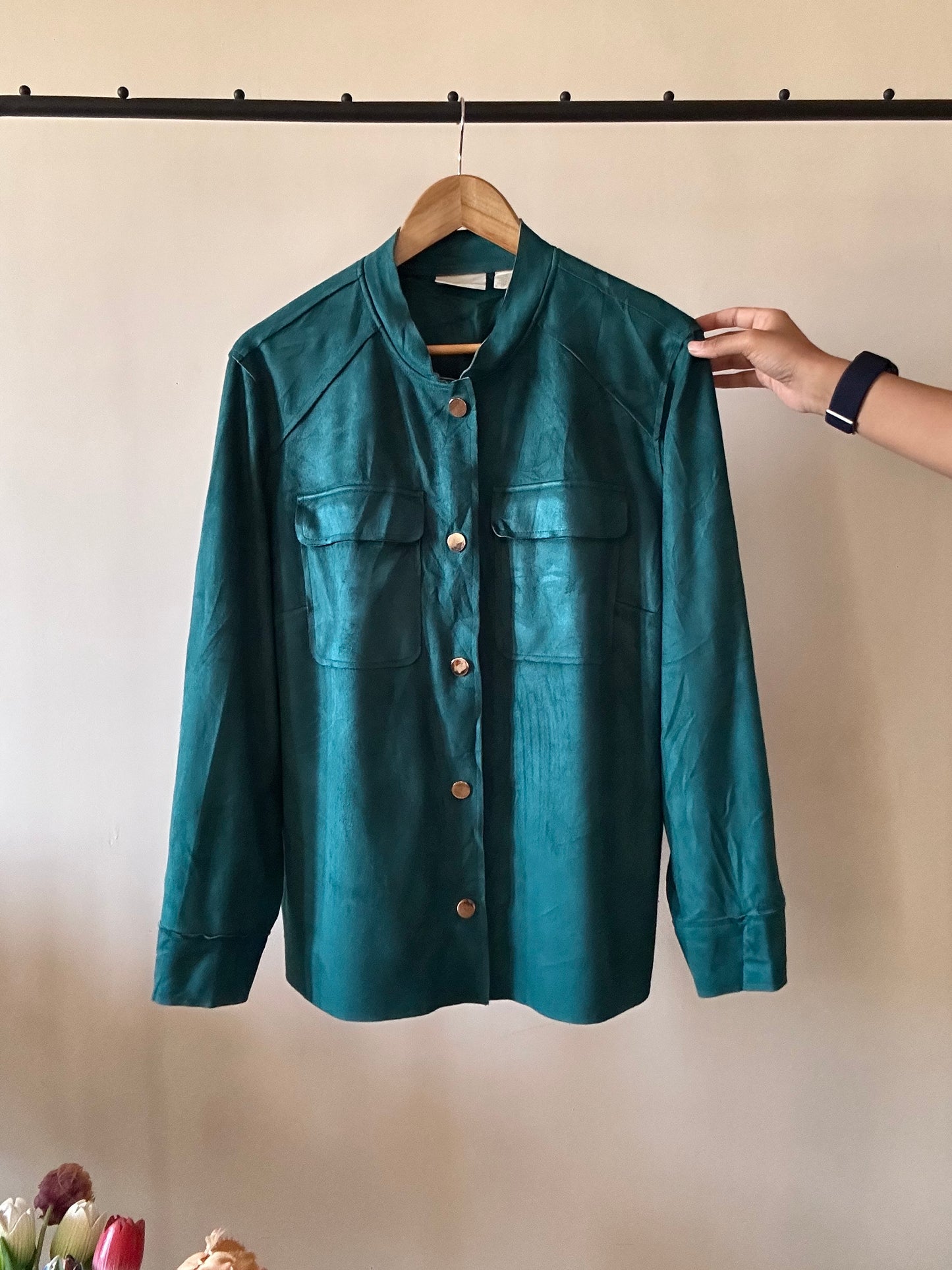 Pure Suede Vintage Chico’s Shirt