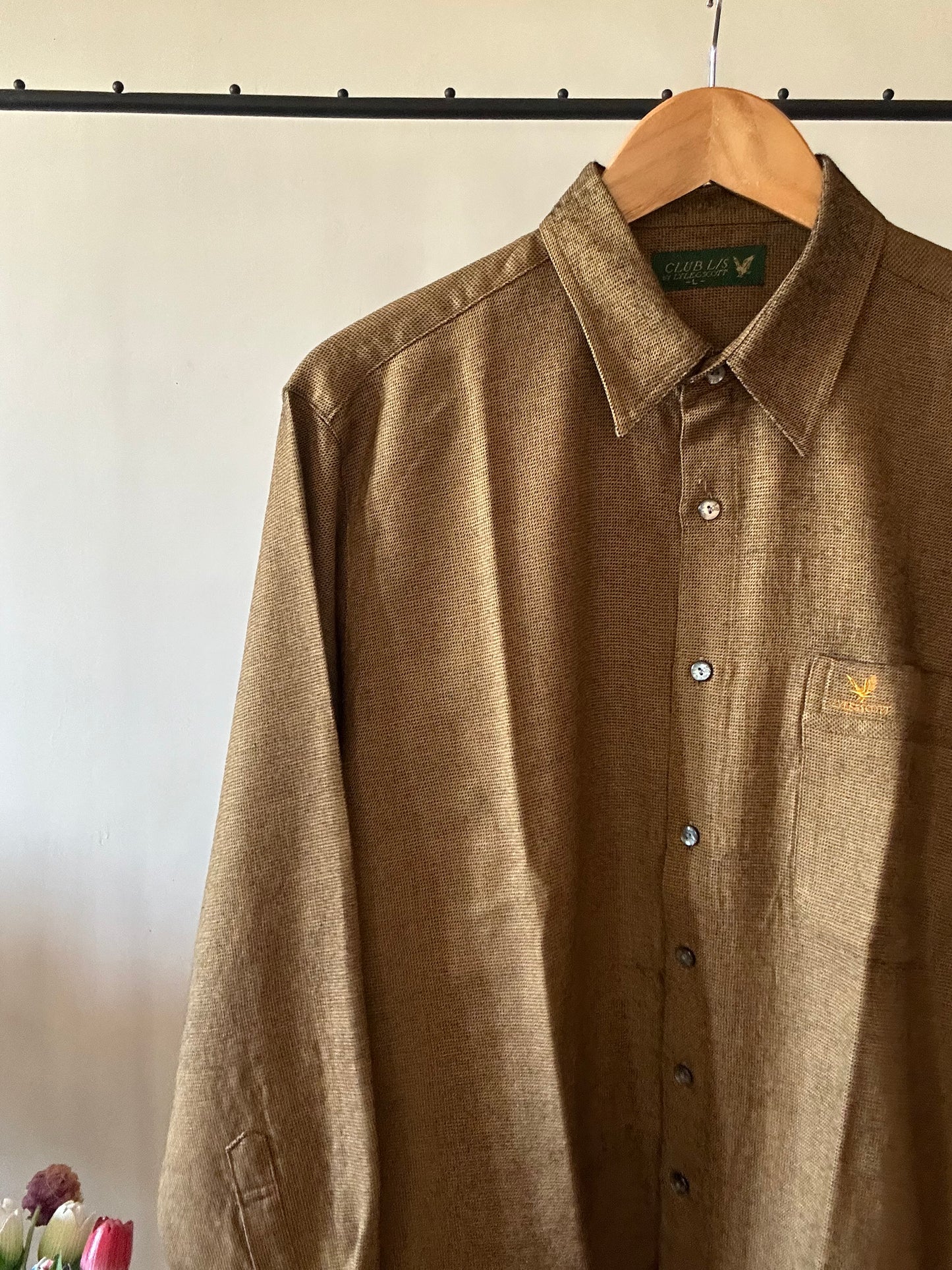 Vintage Club L/S By Lyle Scott Woollen Shirt