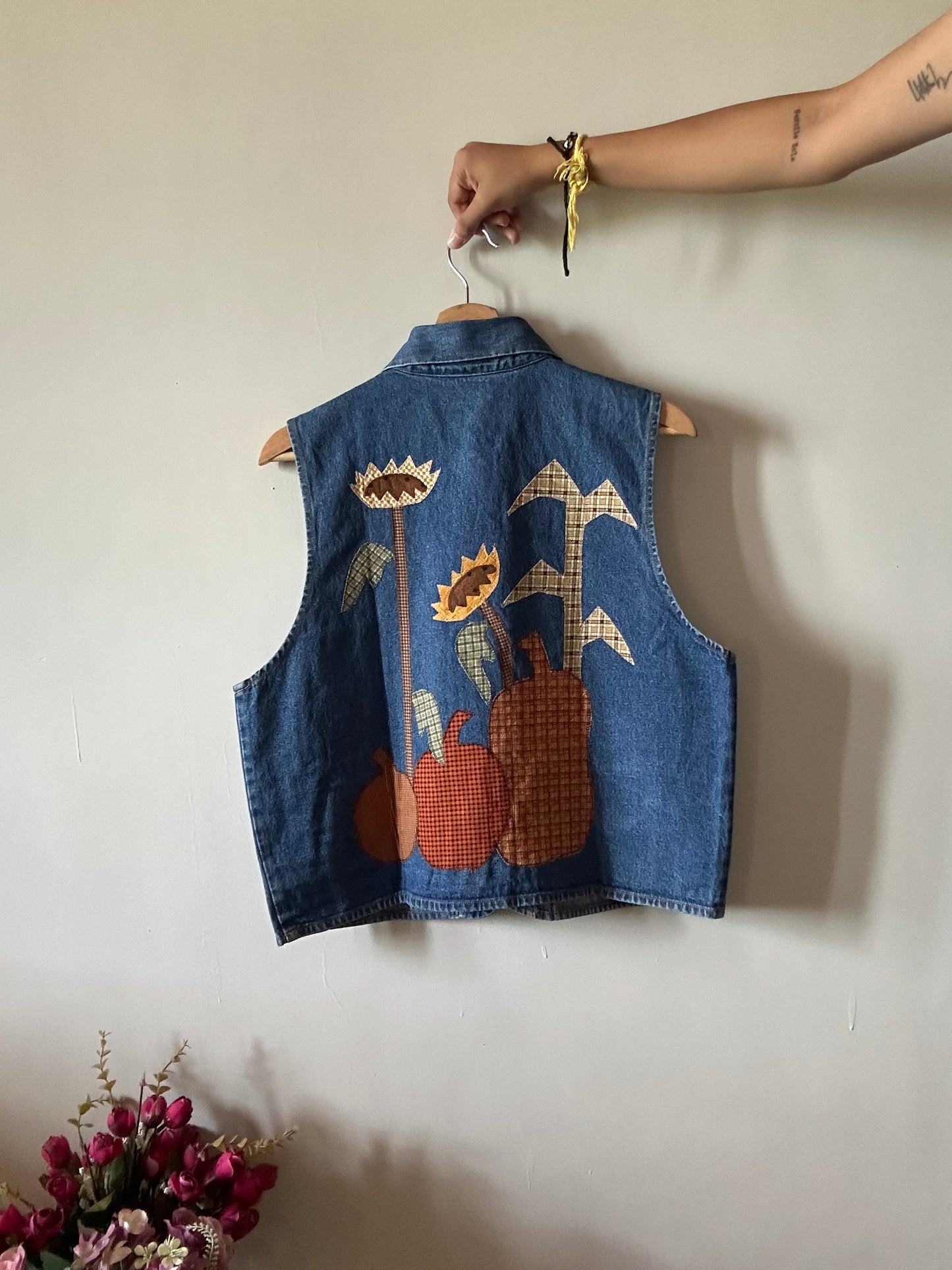 Beverly’s Vintage Denim Patchwork Vest