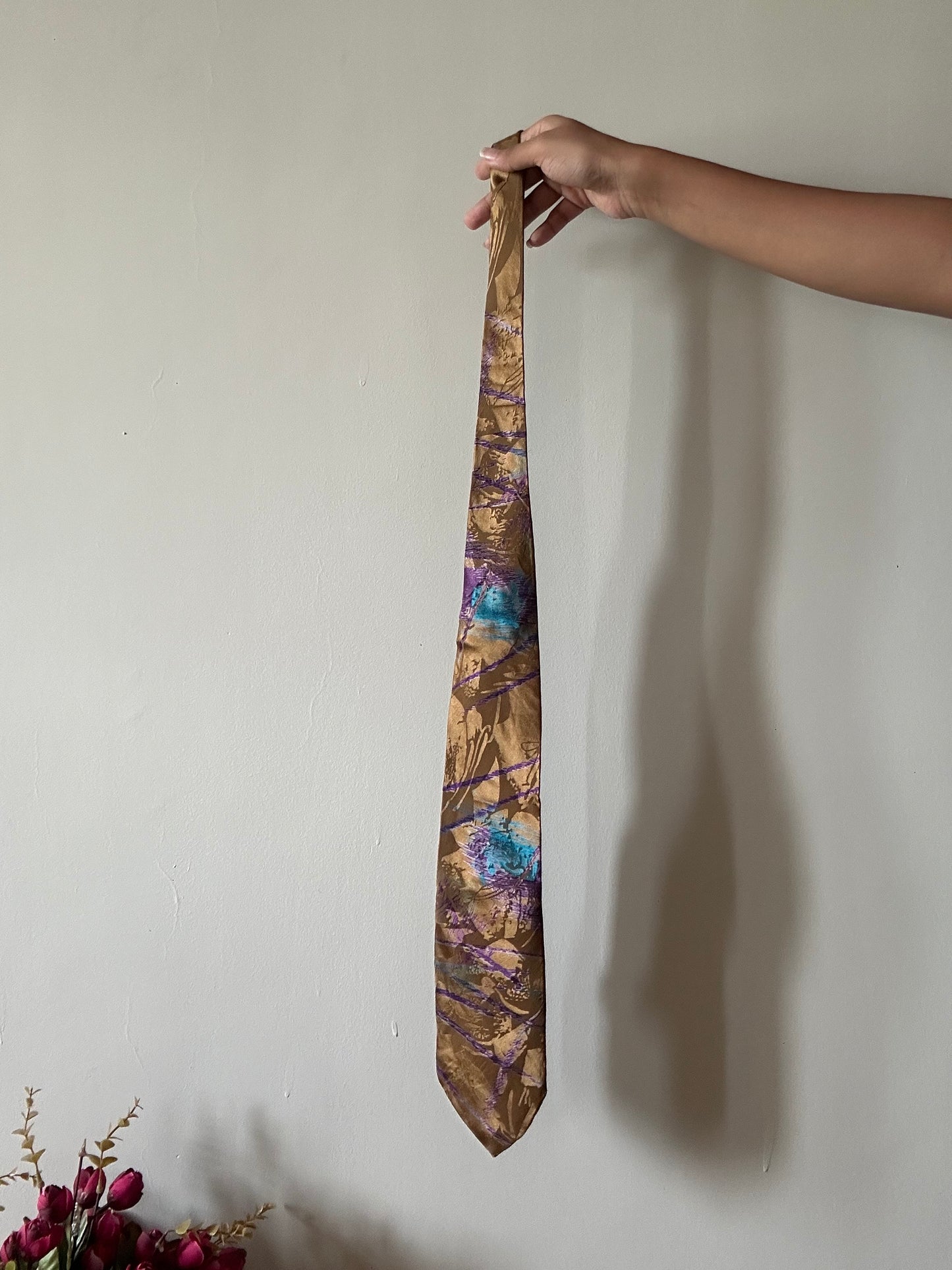 Alta Moda Cervino Vintage Abstract Print Tie