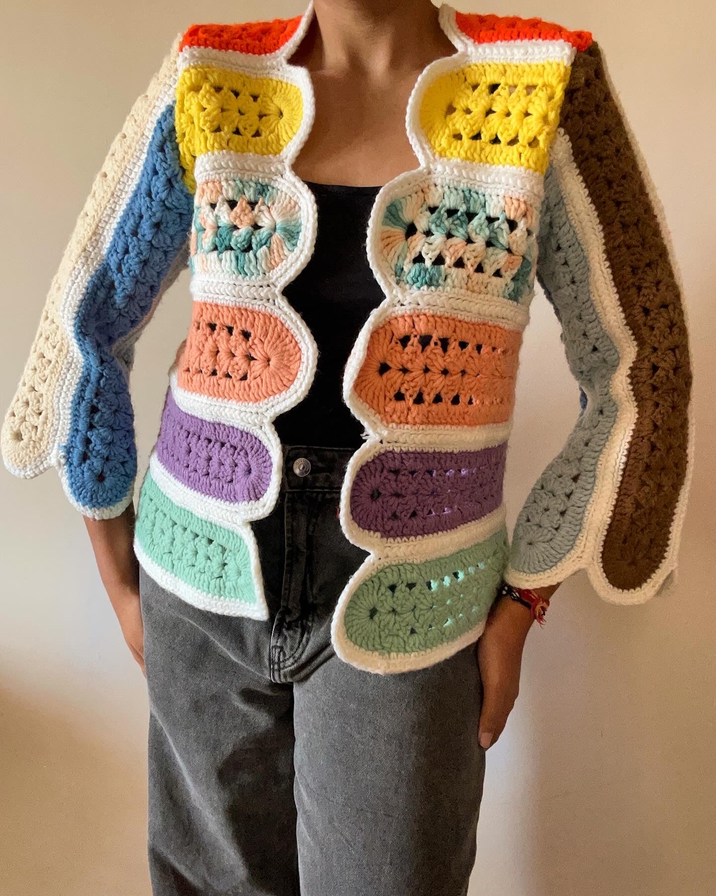 Vintage Crochet Cardigan