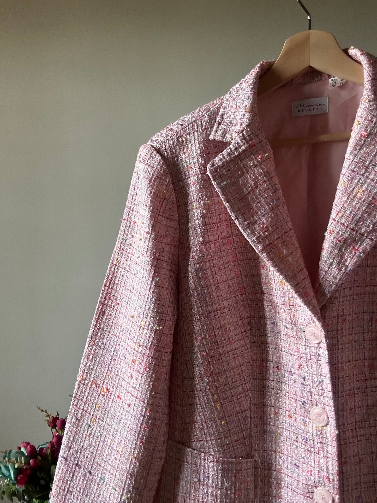 Maria Bellesi Vintage Confetti Tweed Jacket