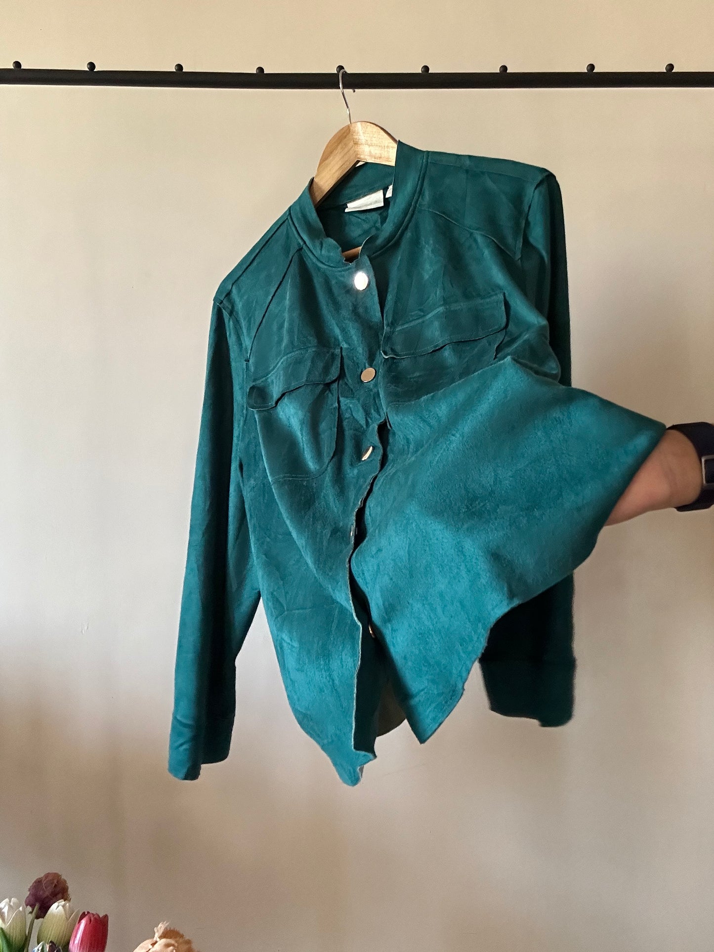 Pure Suede Vintage Chico’s Shirt