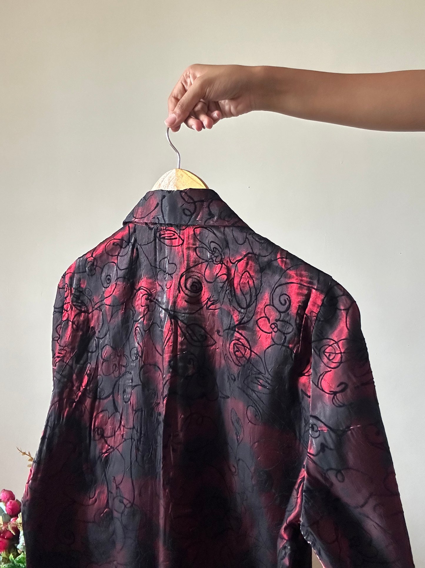 Phenina Vintage Floral Detail Shirt