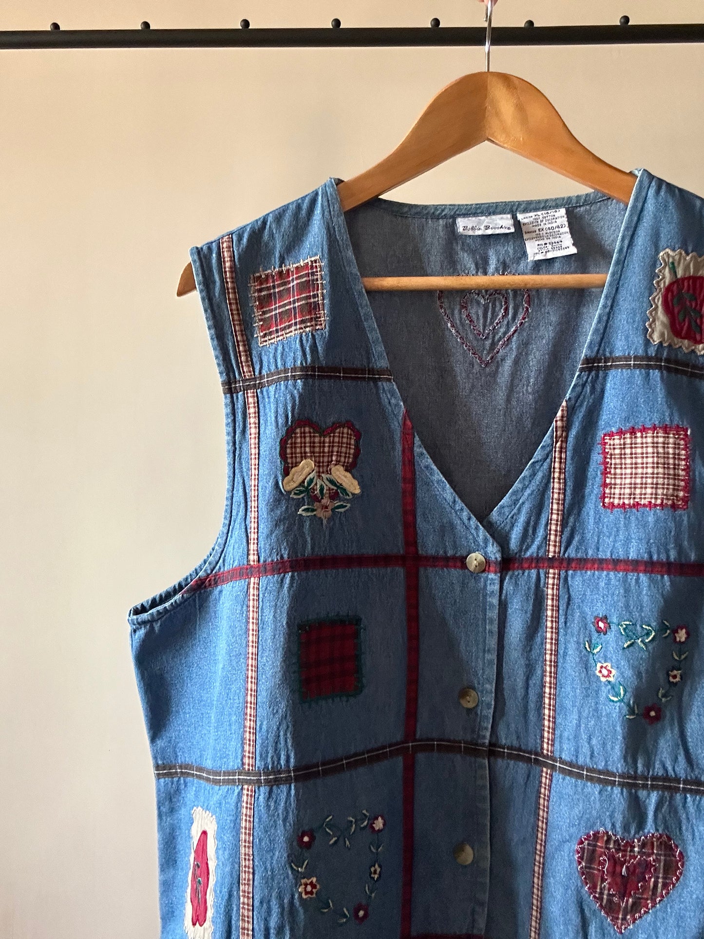 Vintage 90s Inspired Denim Vest