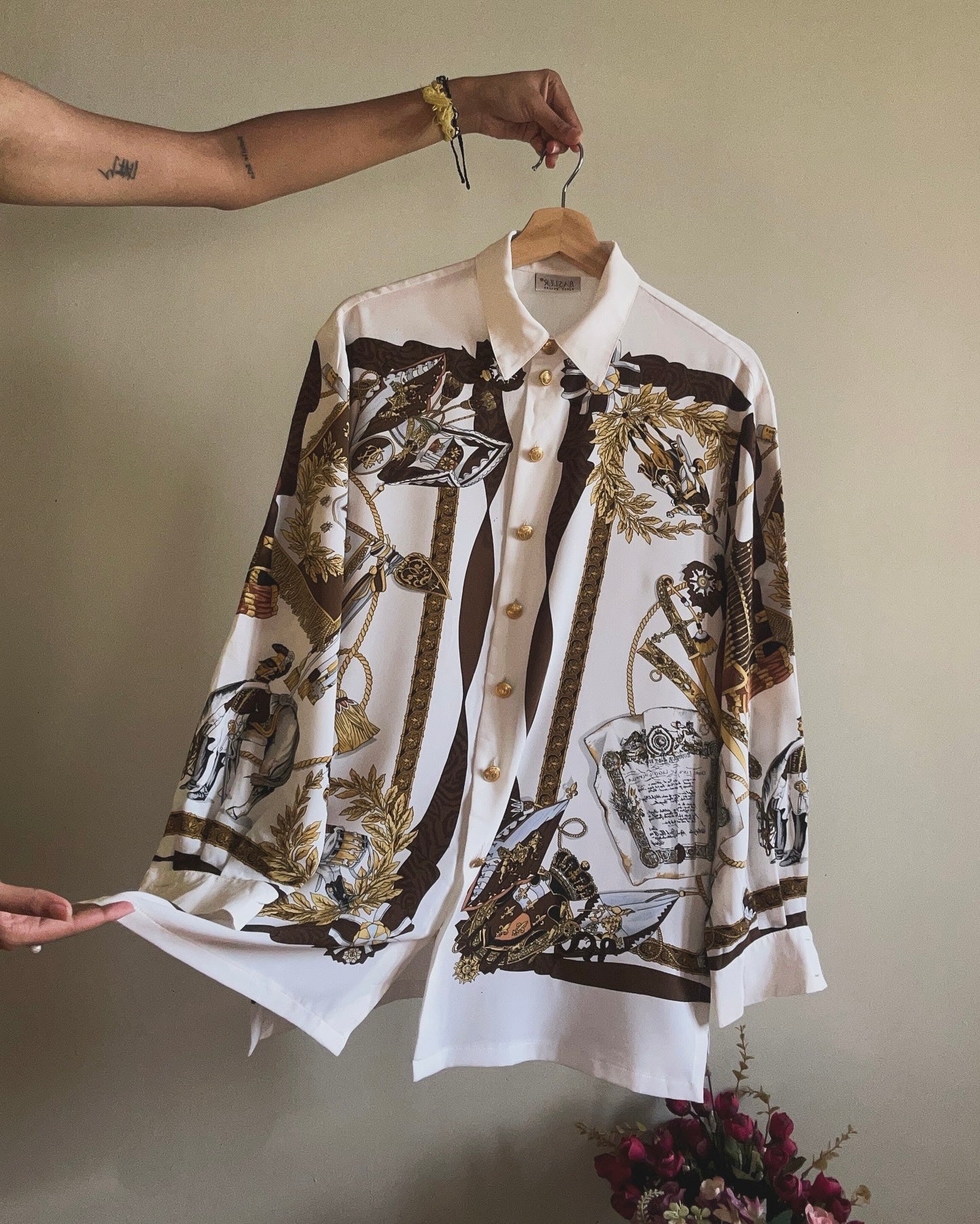 Vintage Baroque Print BASLER Shirt