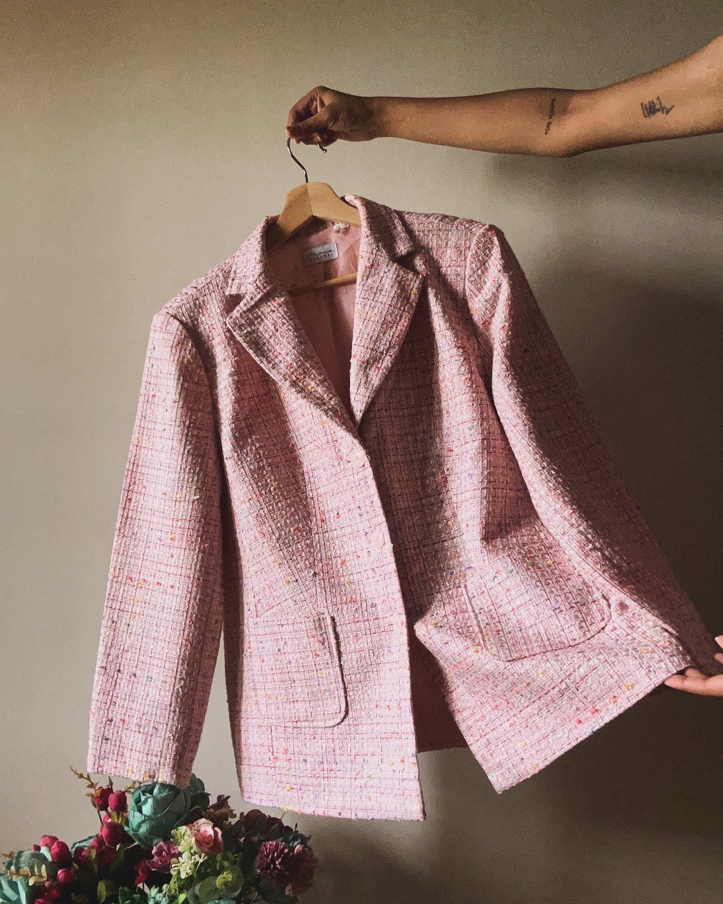 Maria Bellesi Vintage Confetti Tweed Jacket