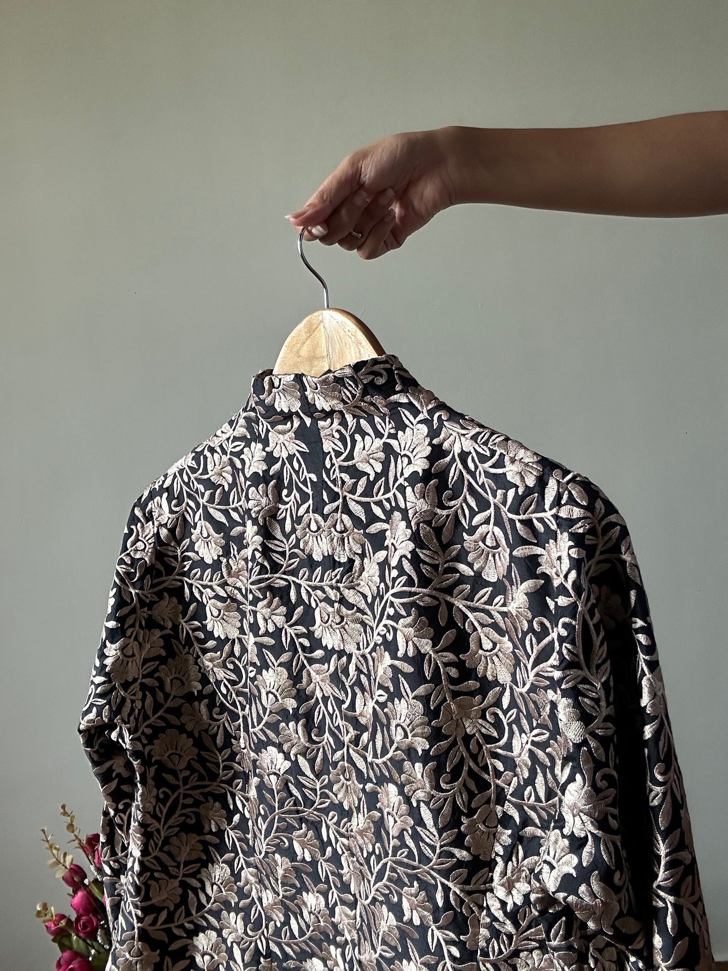 Linientreu Vintage Shirt All Embroidered With Back Zipper