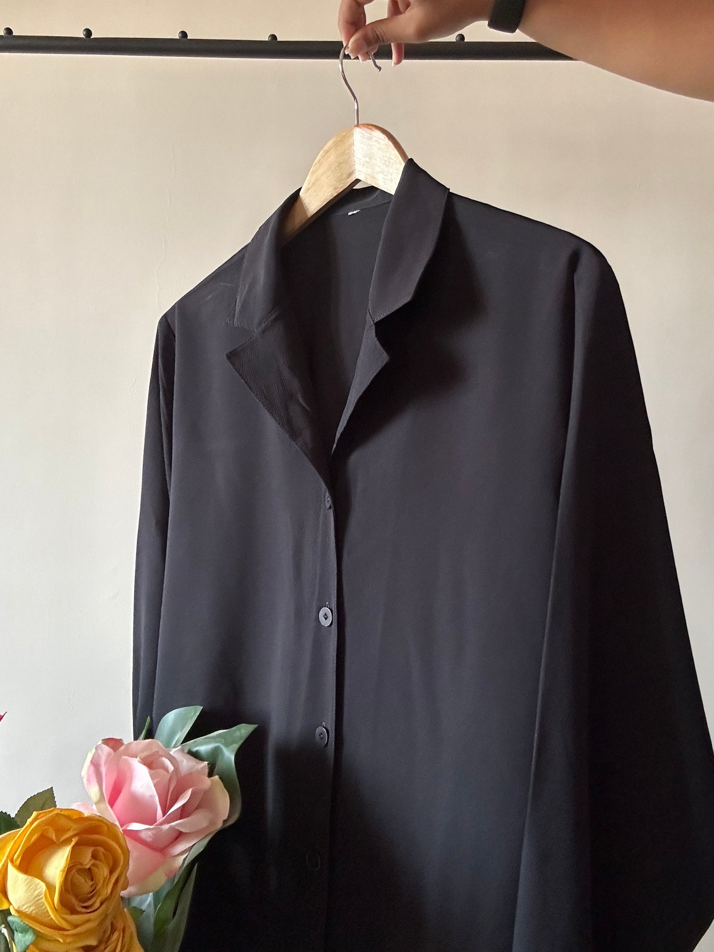 Vintage Plain Semi Formal Shirt