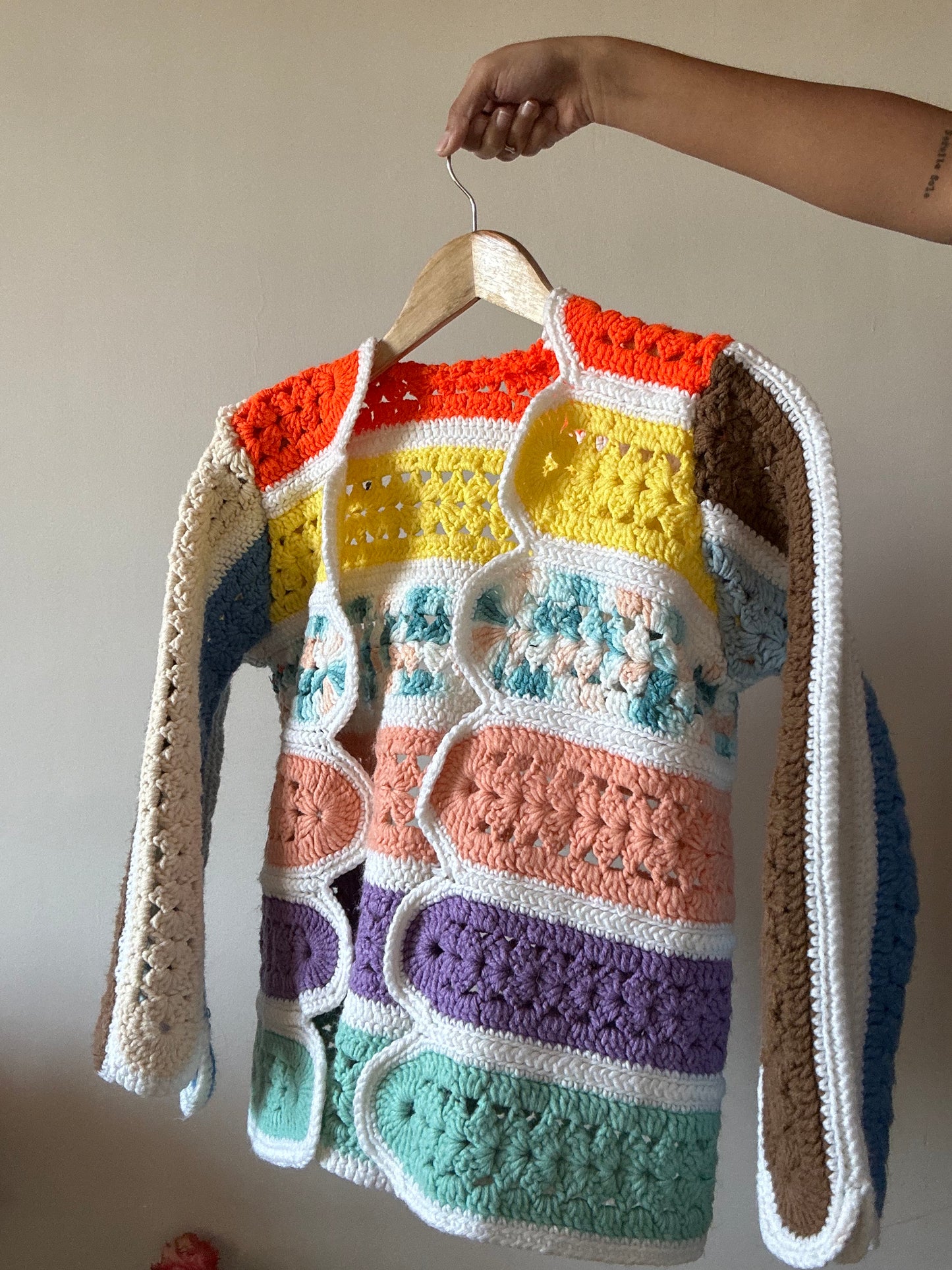 Vintage Crochet Cardigan