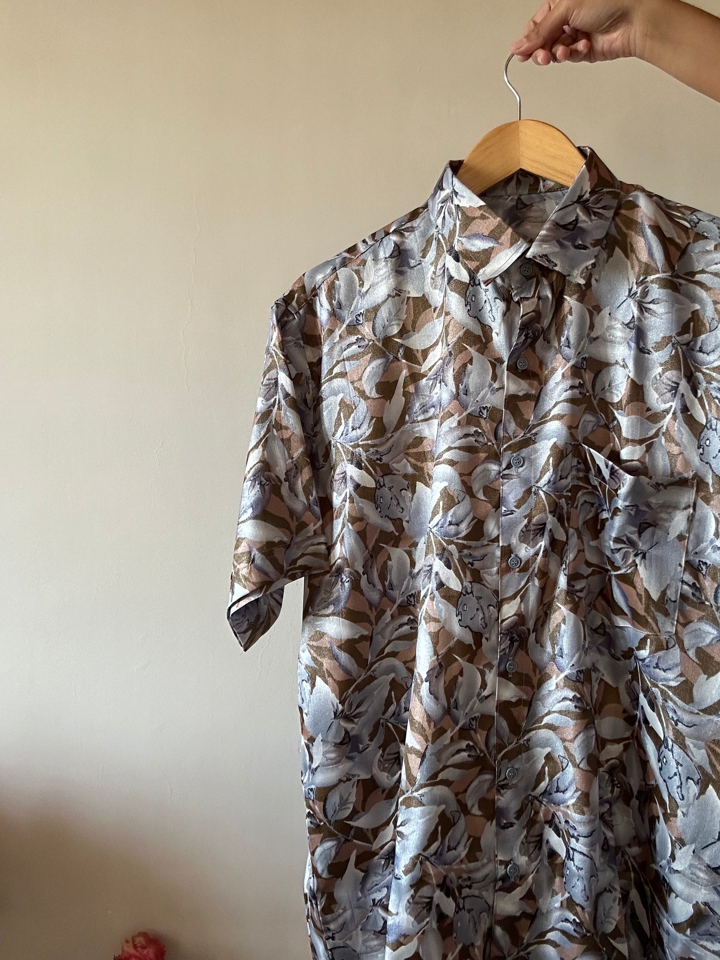 Leaf Life Satin Shirt