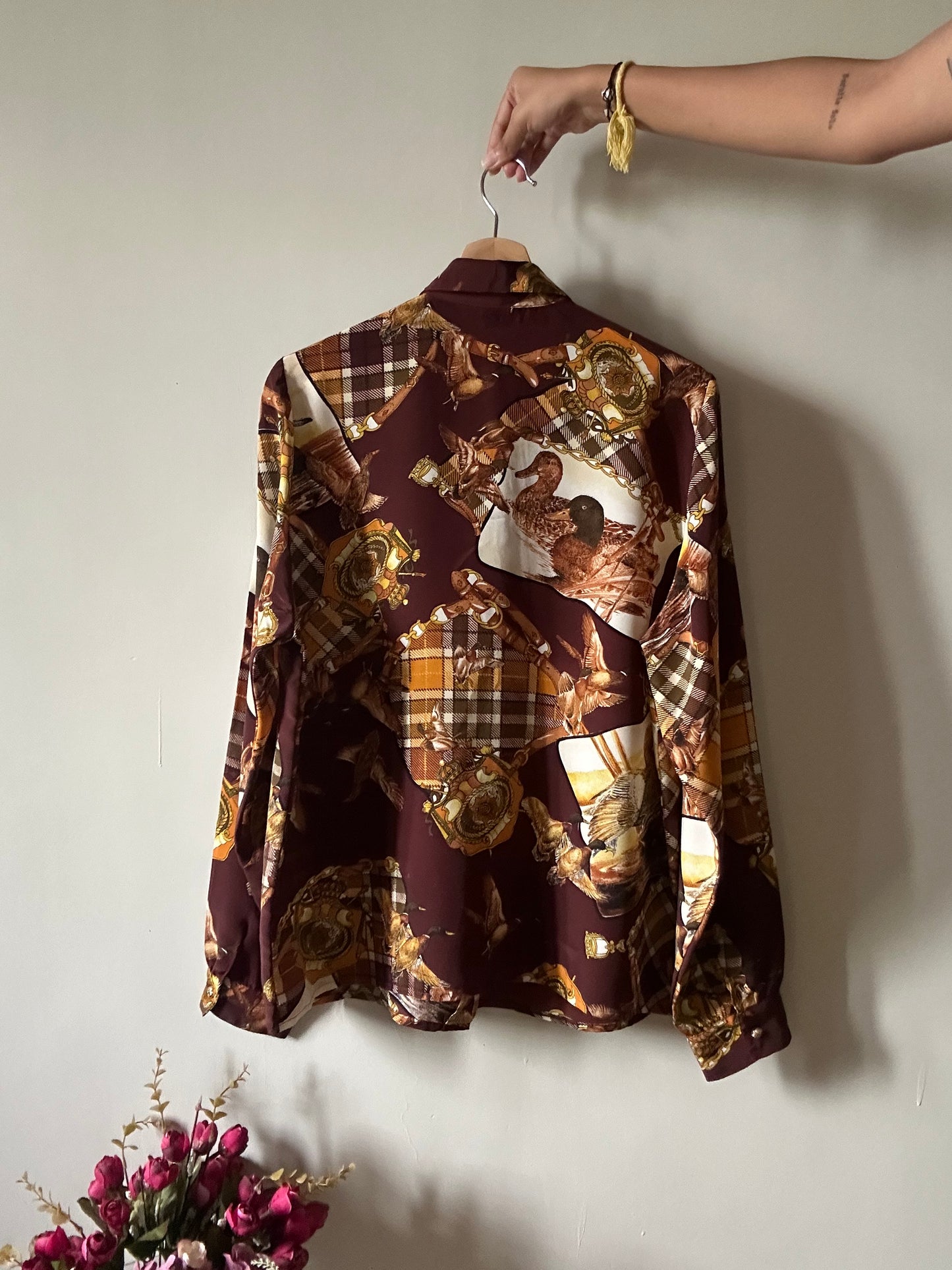 Blanca Vintage Abstract Print Shirt