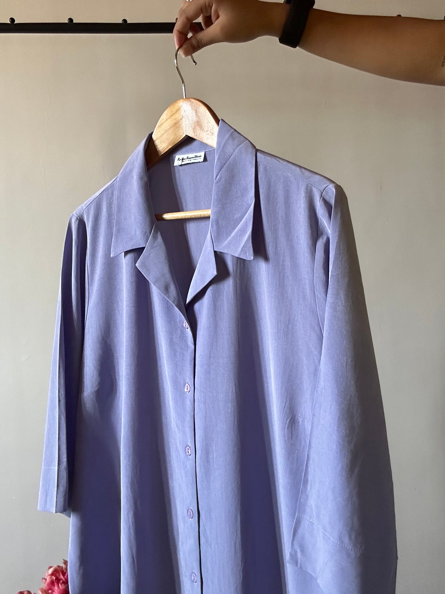 Plain Lavender Vintage Shirt