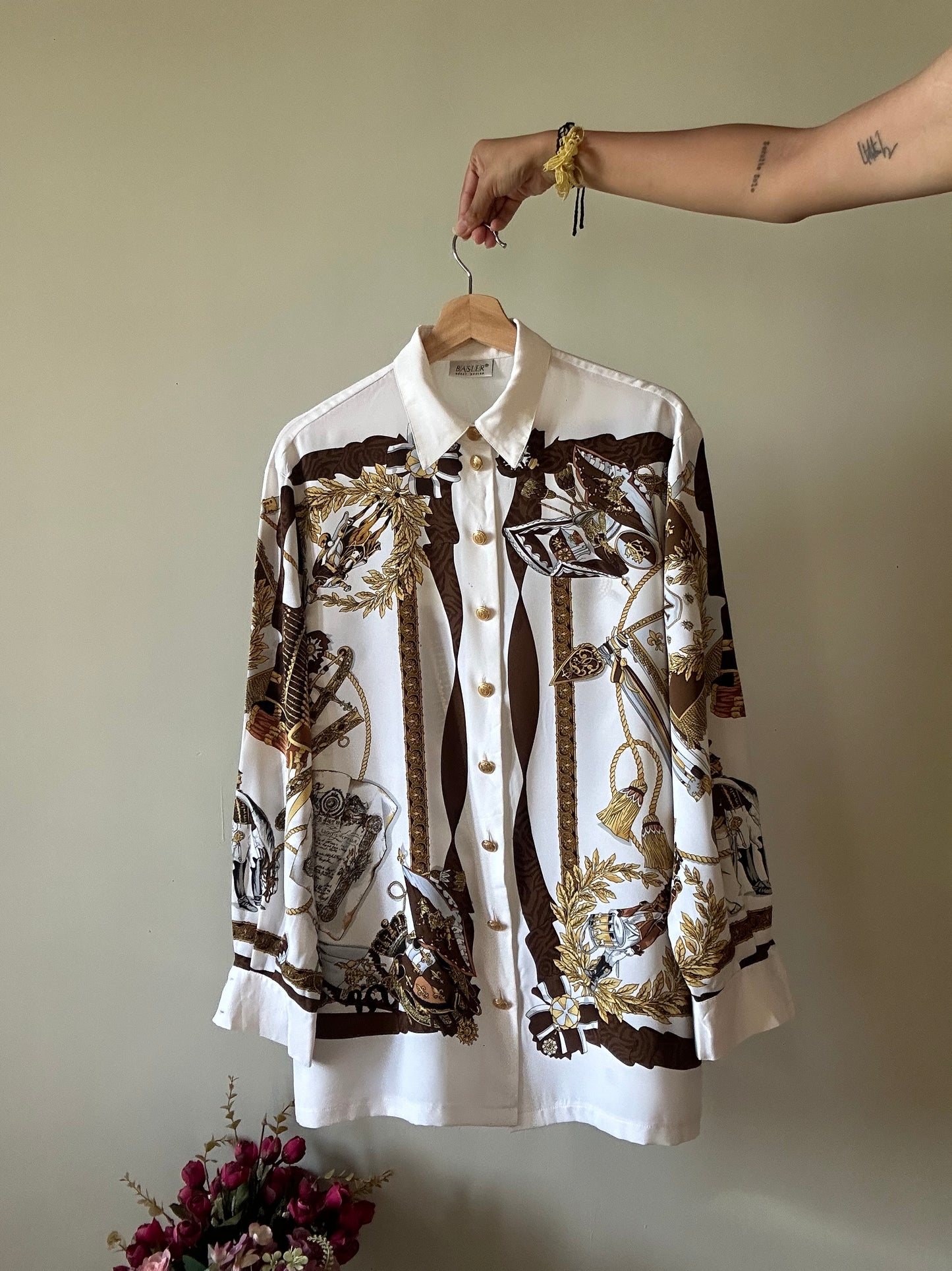 Vintage Baroque Print BASLER Shirt