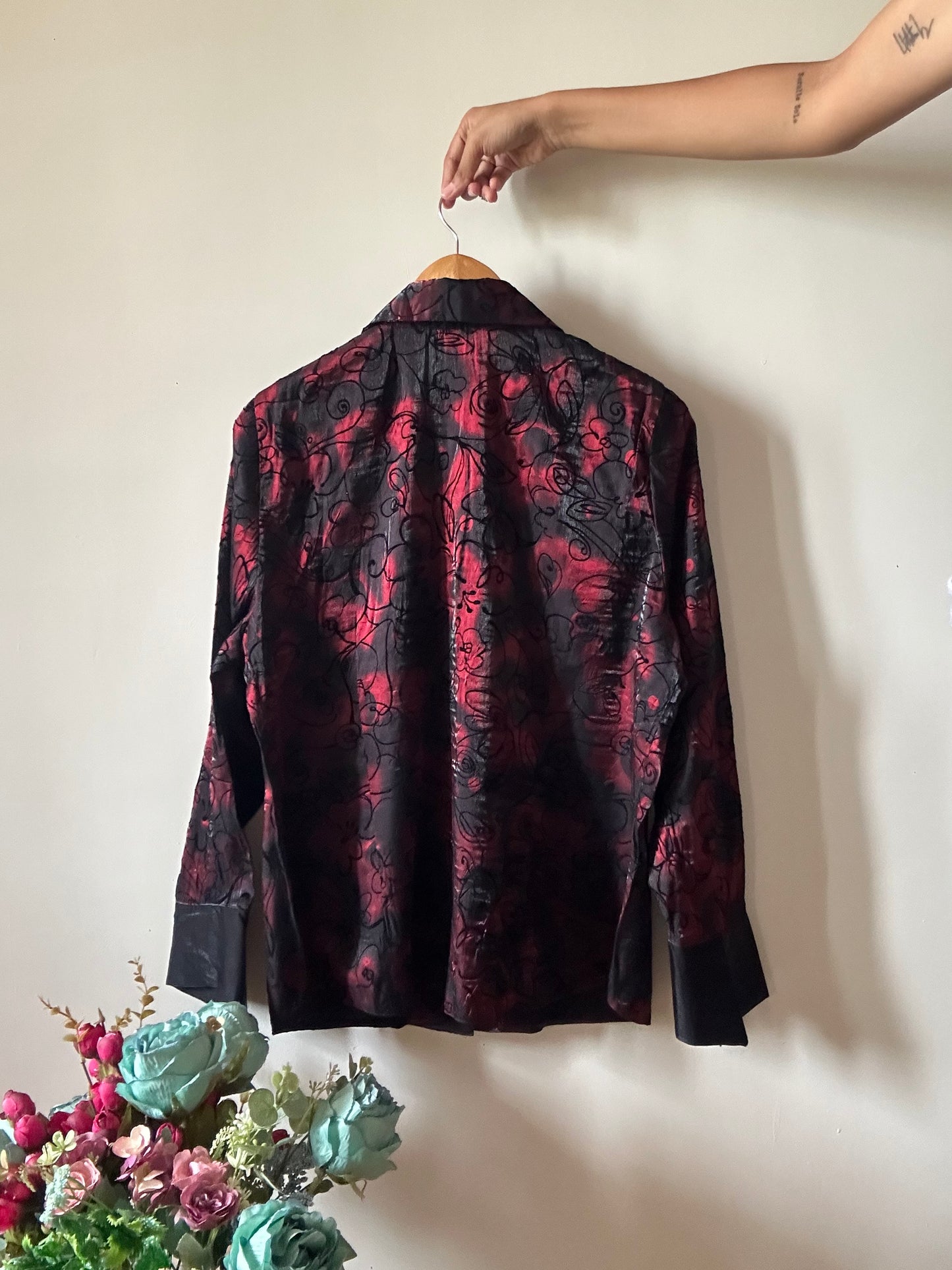 Phenina Vintage Floral Detail Shirt