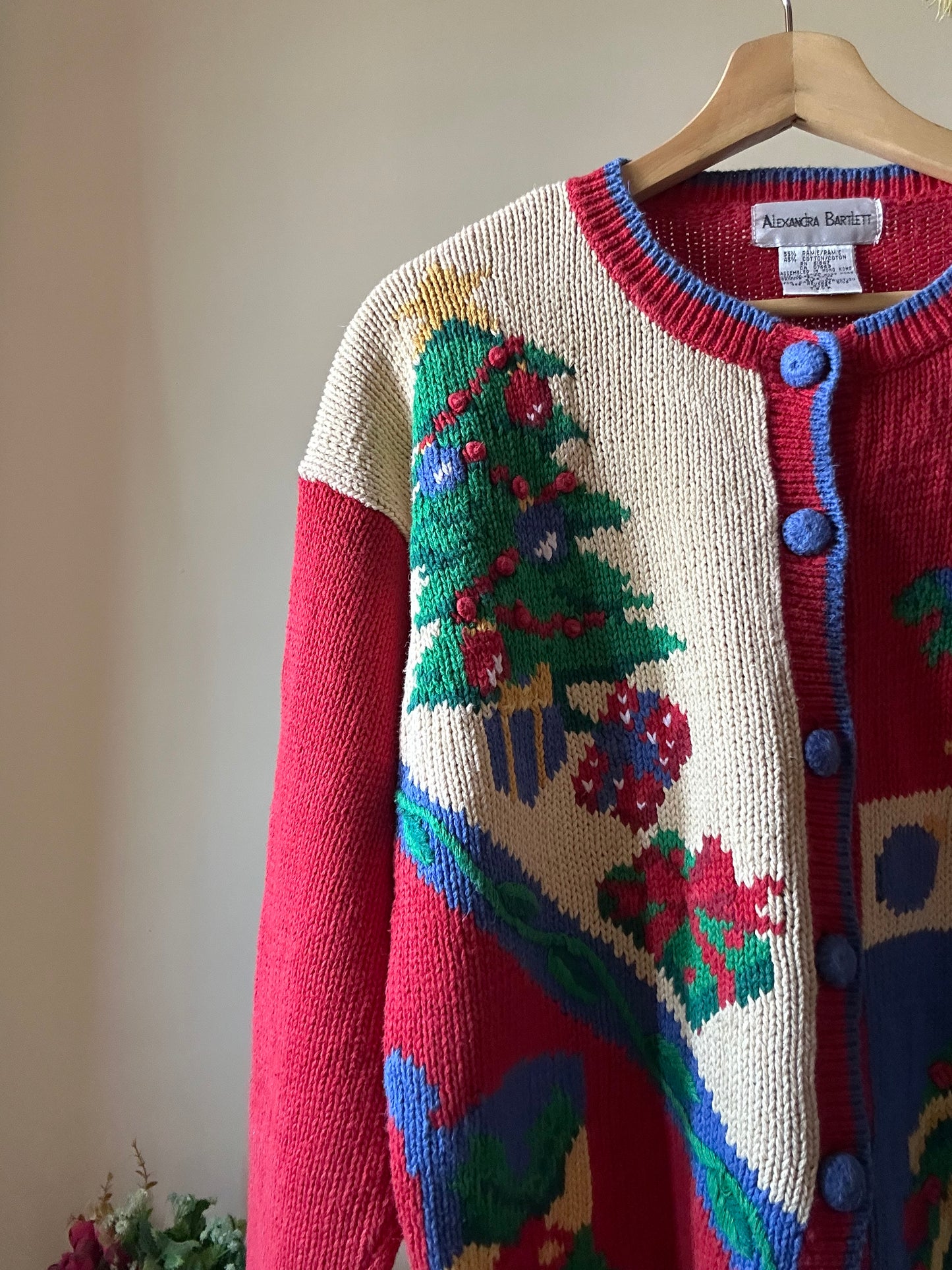 Alexandra Bartlett Vintage Christmas Cardigan