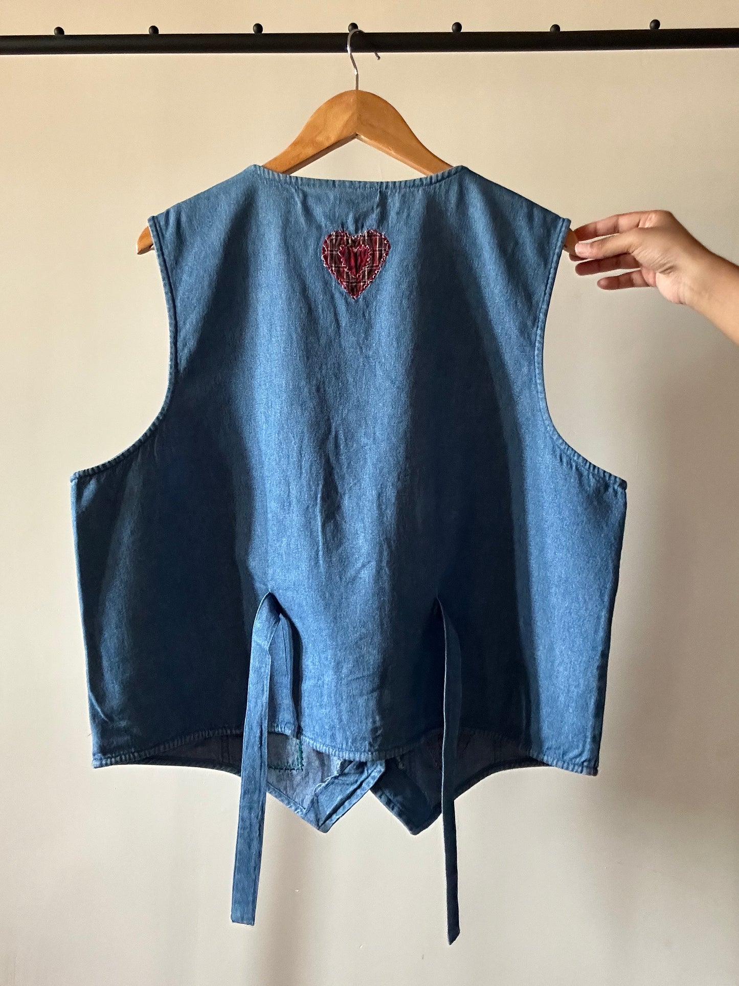 Vintage 90s Inspired Denim Vest